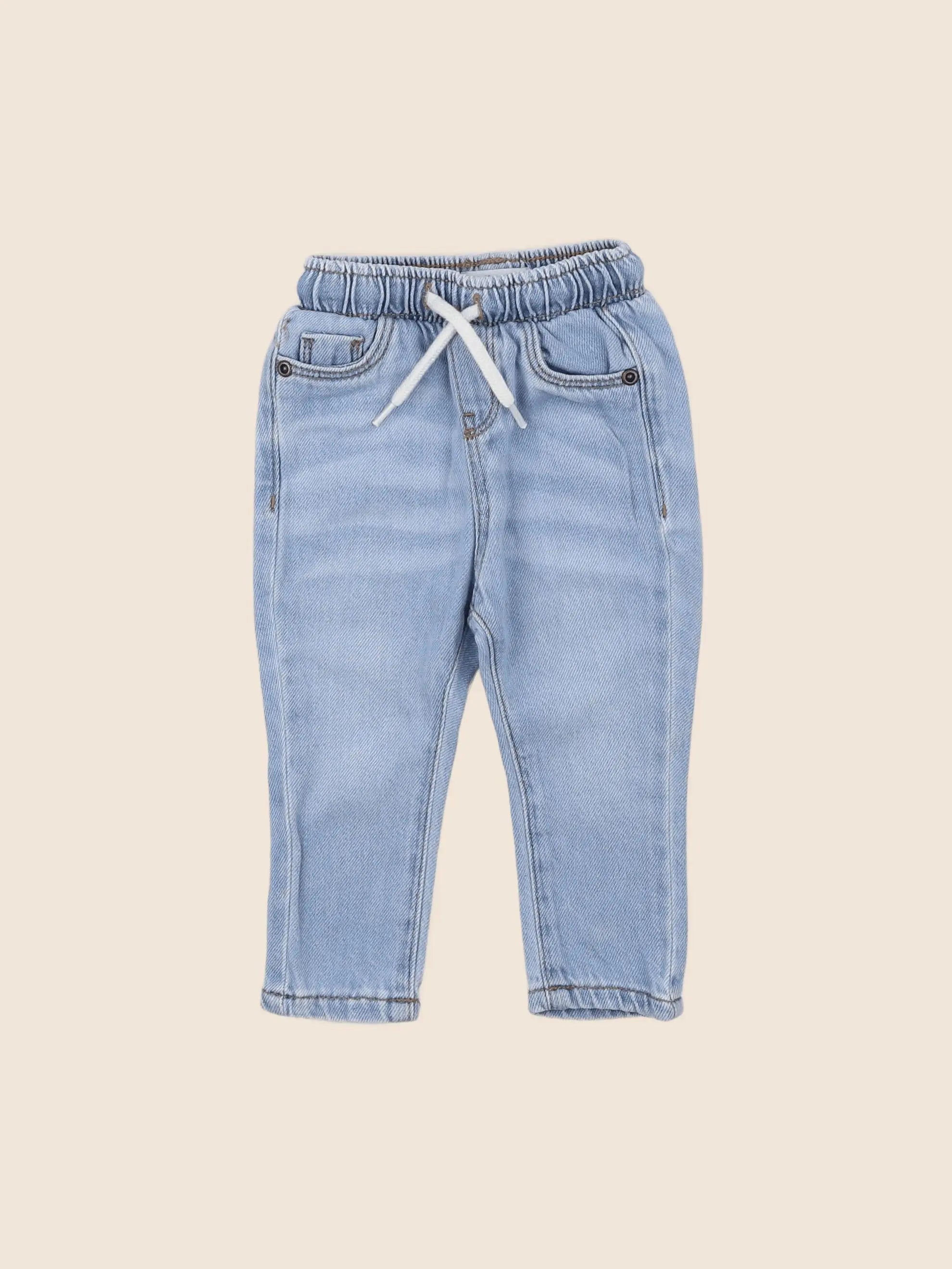 Vertbaudet - jean bleu - 6 mois
