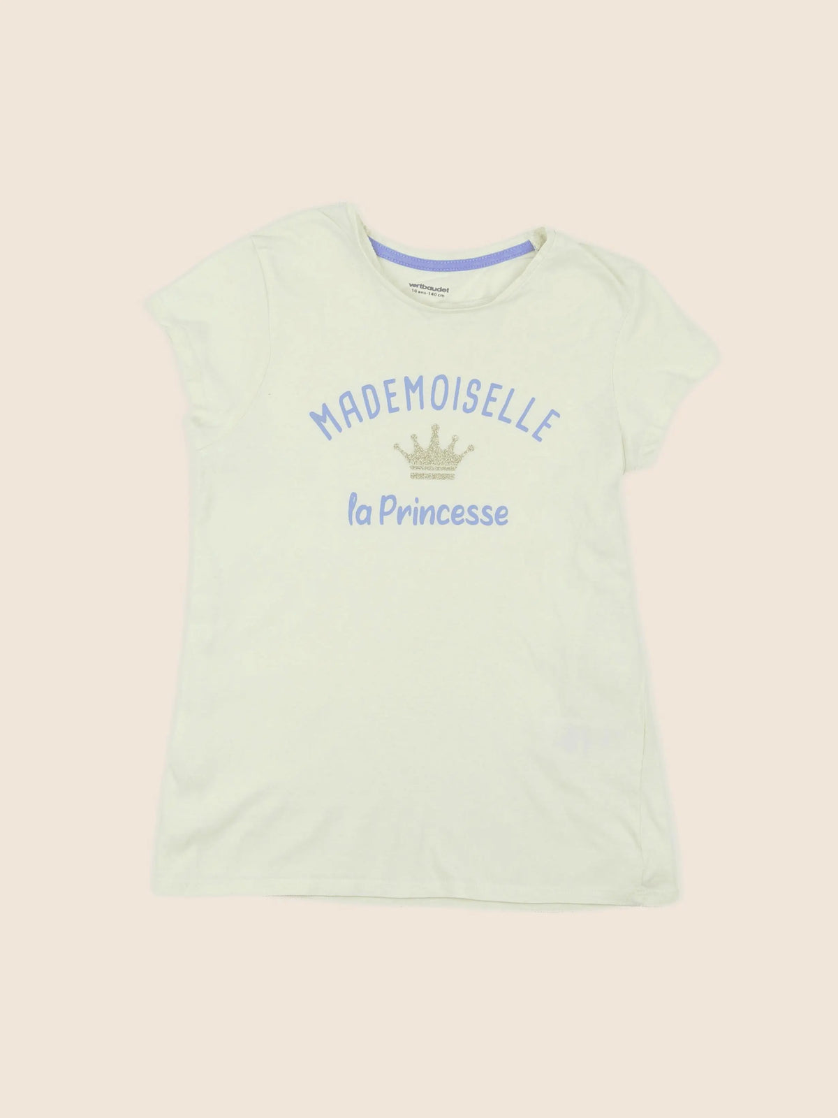 Vertbaudet - tee-shirt jaune - 10 ans