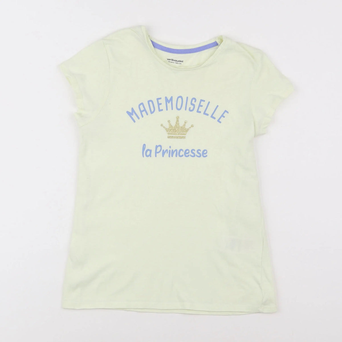 Vertbaudet - tee-shirt jaune - 10 ans