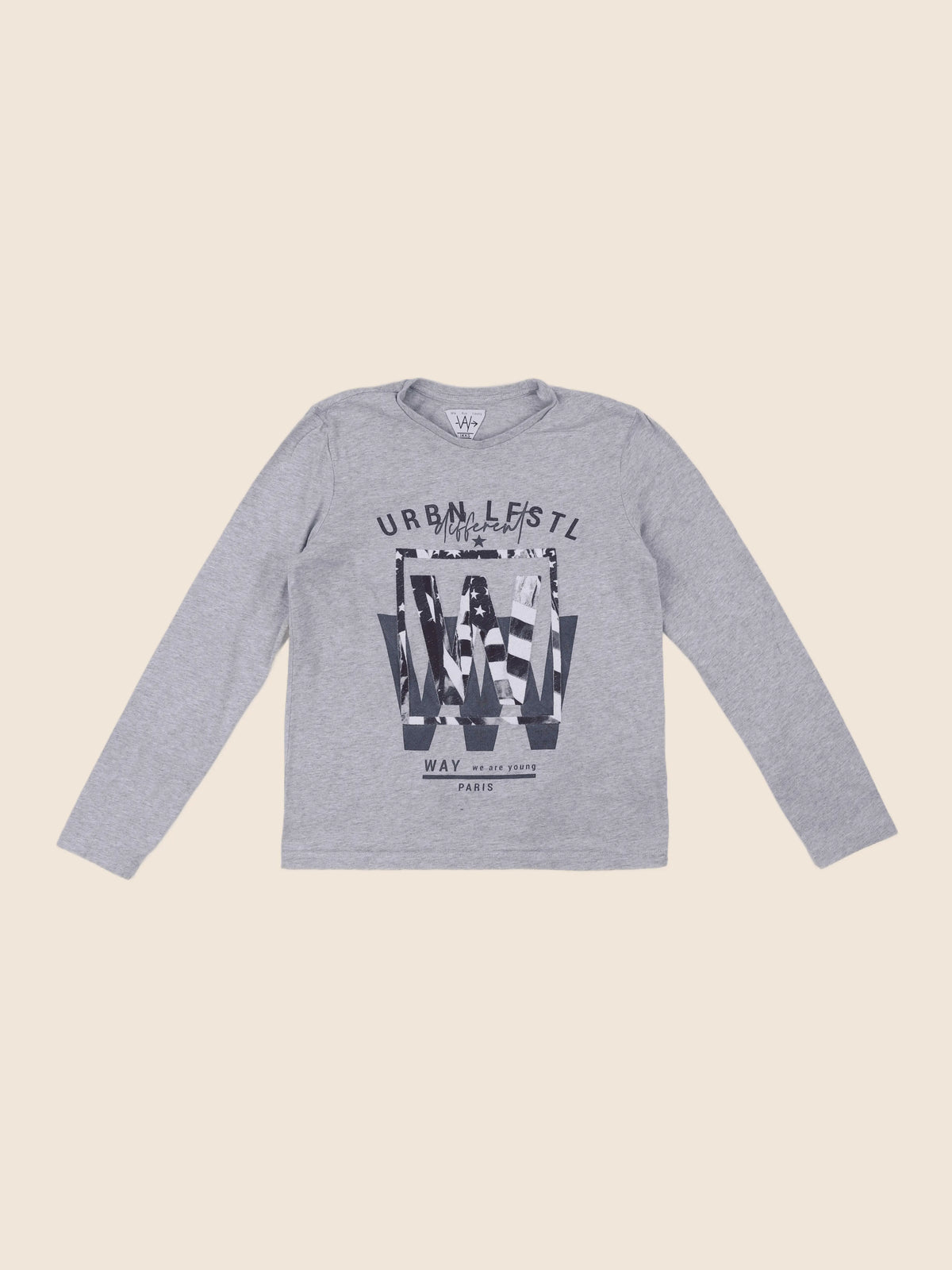 IKKS - tee-shirt gris - 12 ans