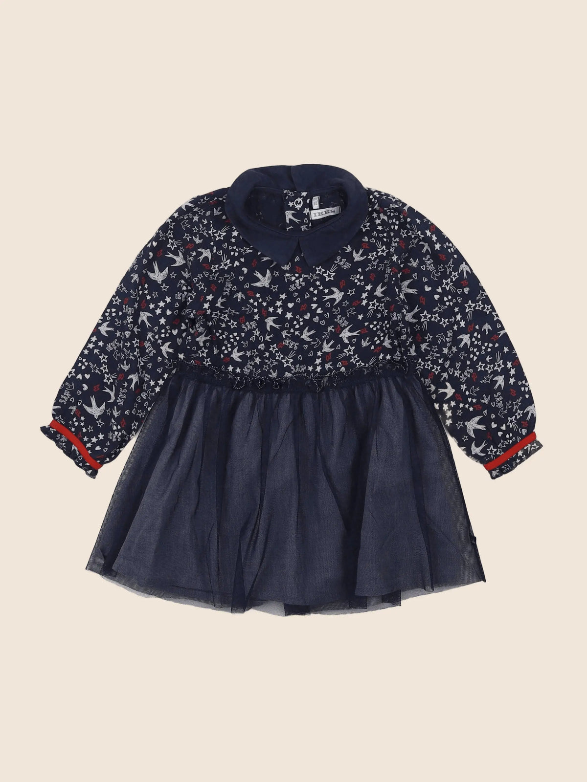IKKS - robe bleu - 18 mois