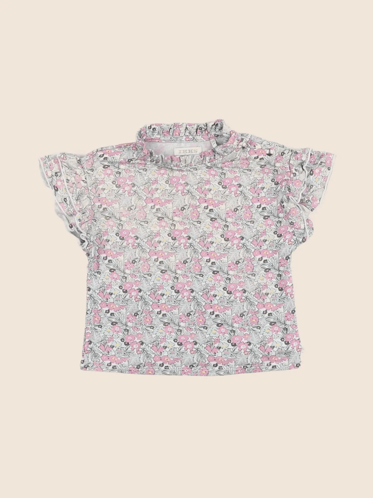 IKKS - blouse rose - 6 mois