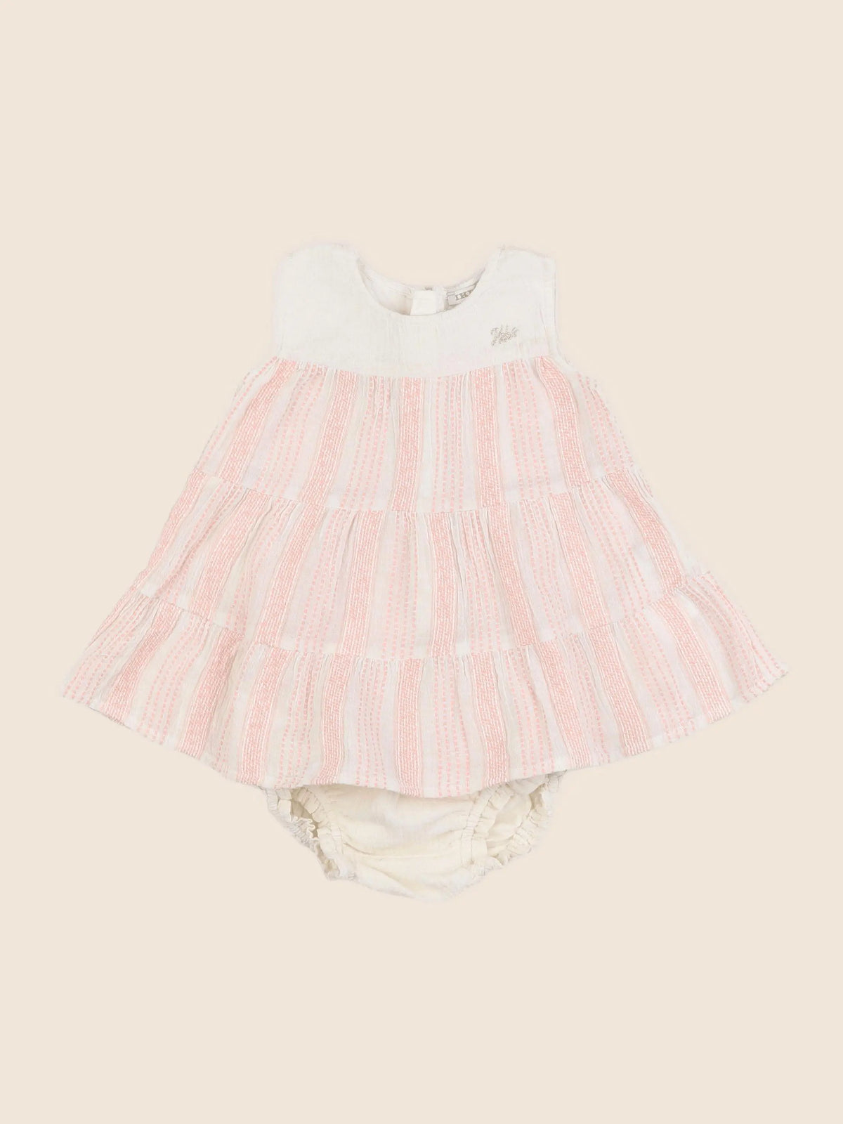 IKKS - robe beige - 6 mois