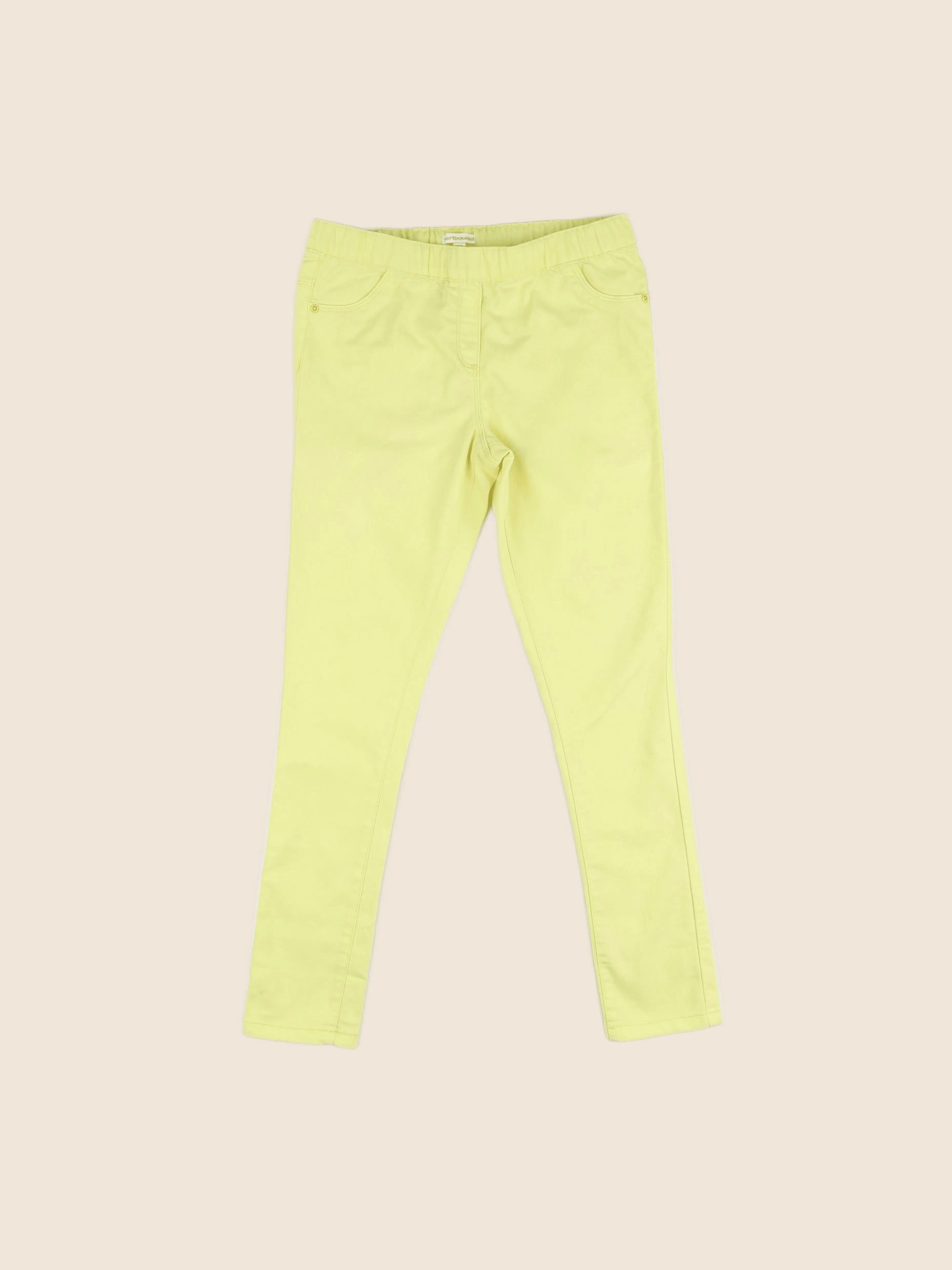 Vertbaudet - jegging jaune - 12 ans
