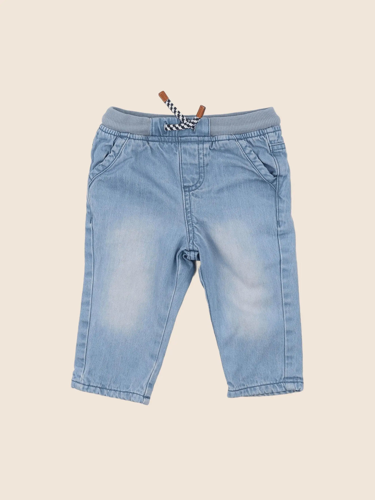 Vertbaudet - jean bleu - 12 mois