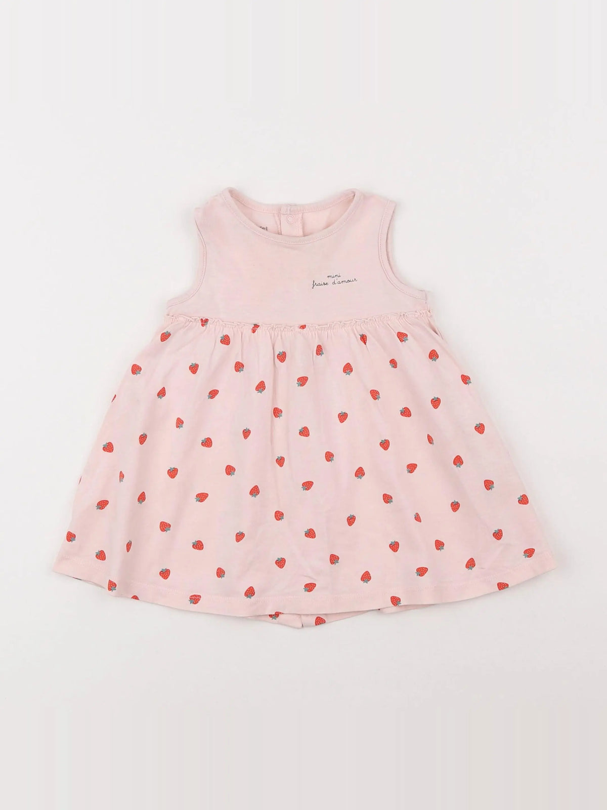 Vertbaudet - robe rose - 6 mois