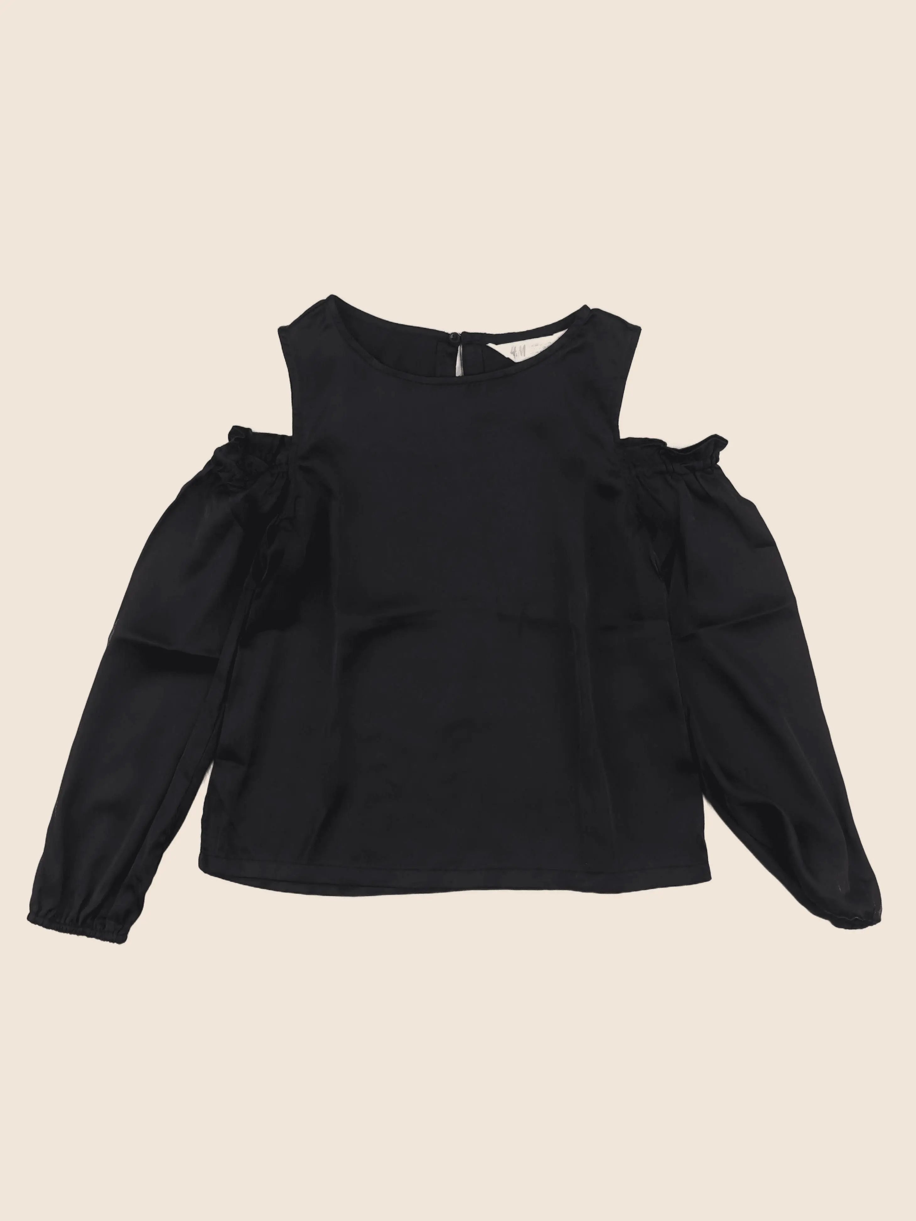 H&M - blouse noir - 10/11 ans