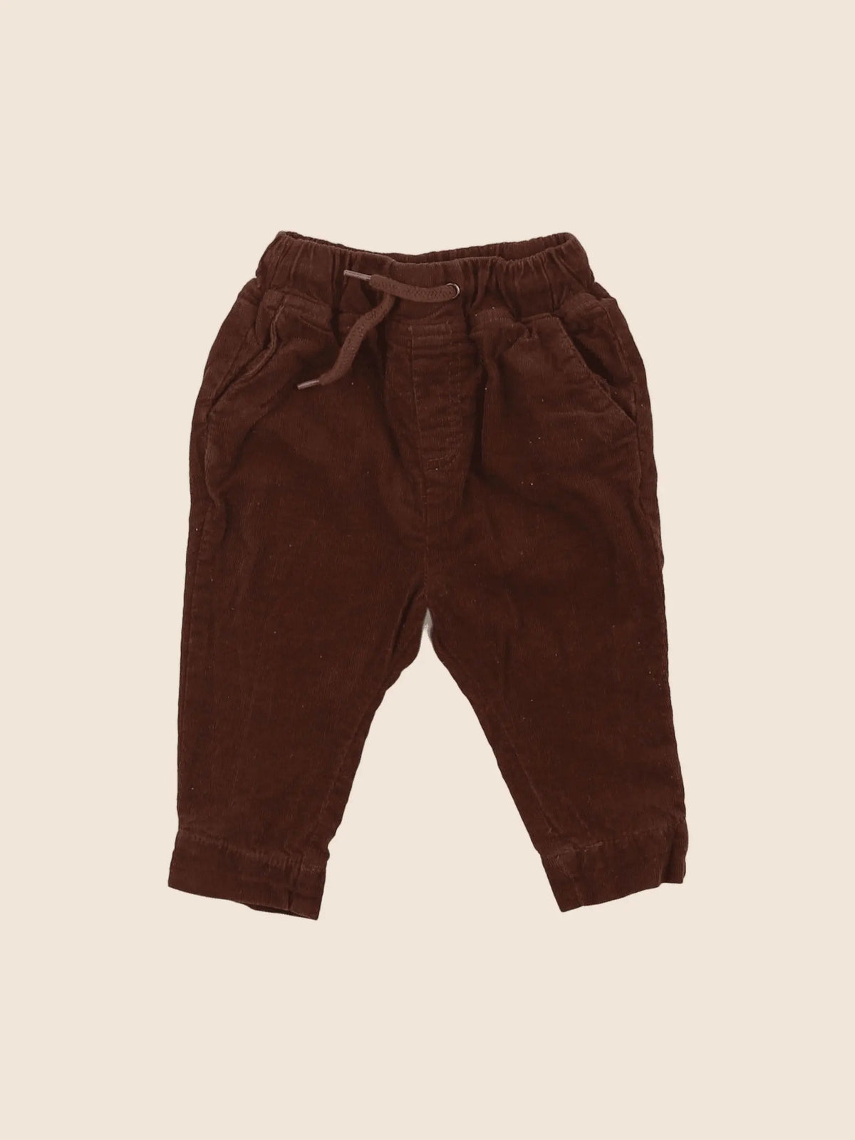 Vertbaudet - pantalon marron - 3 mois