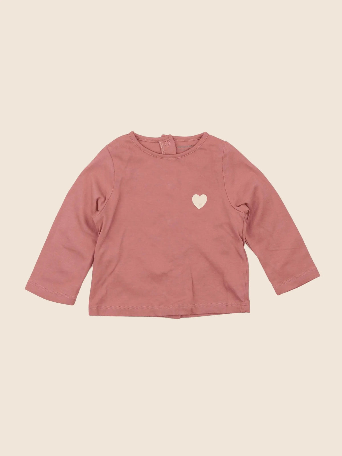 Vertbaudet - tee-shirt rose - 6 mois
