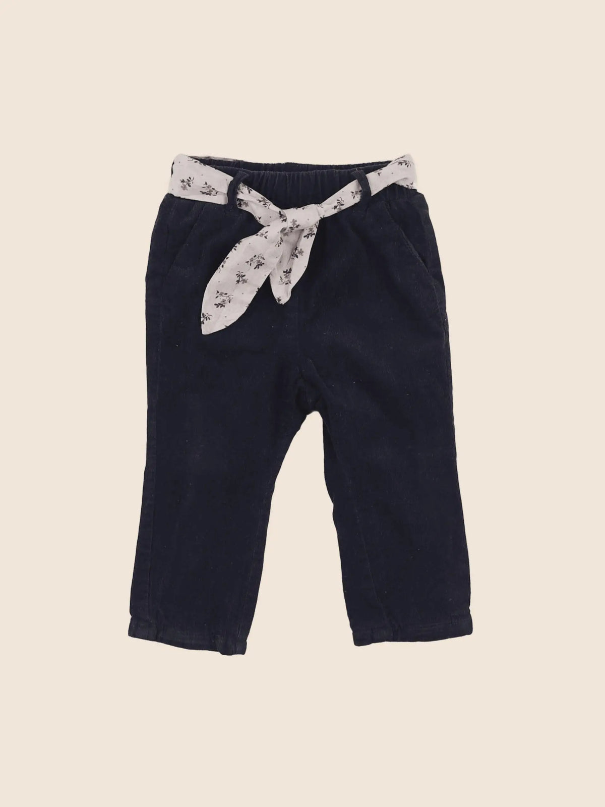 Vertbaudet - pantalon bleu - 6 mois