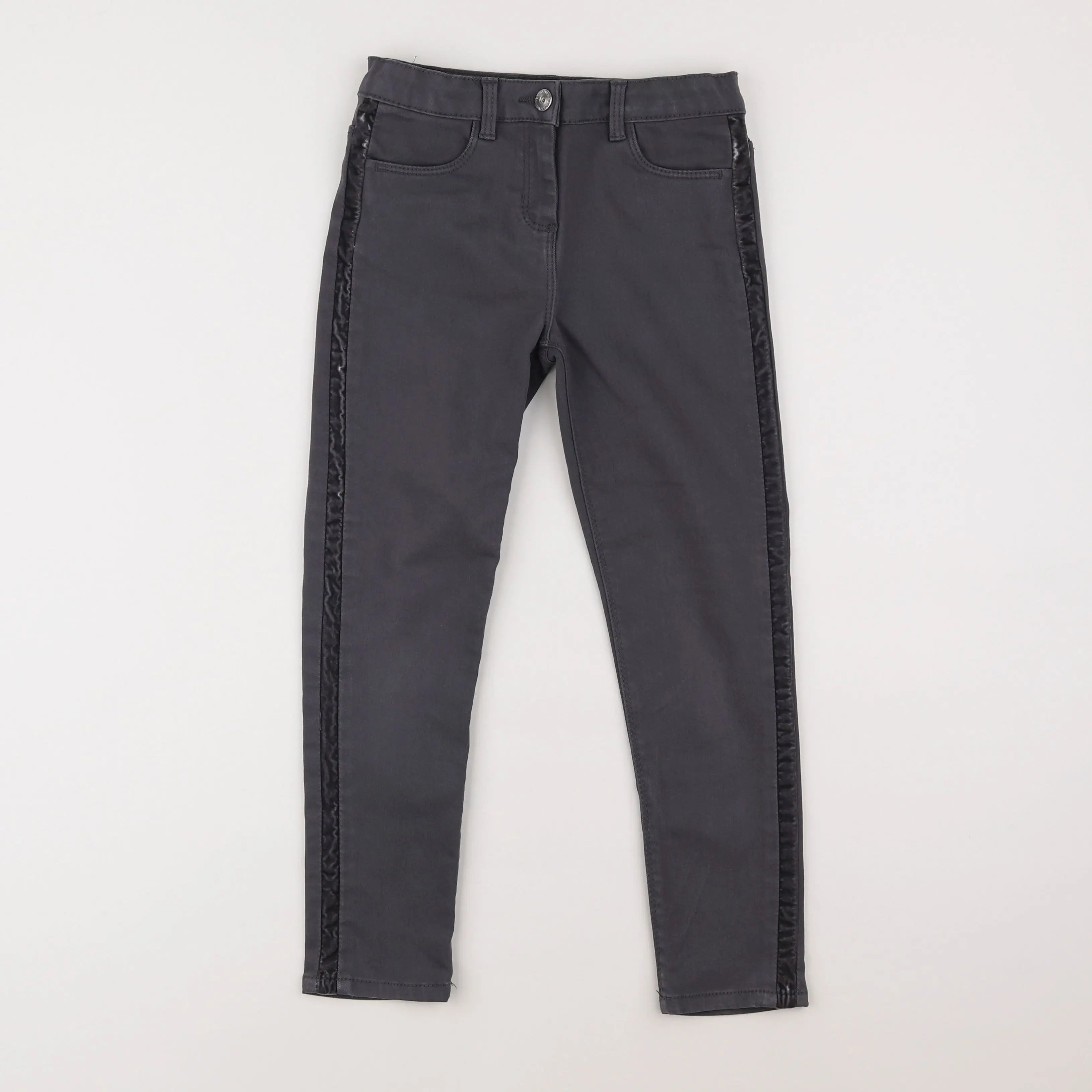Vertbaudet - jean gris - 8 ans