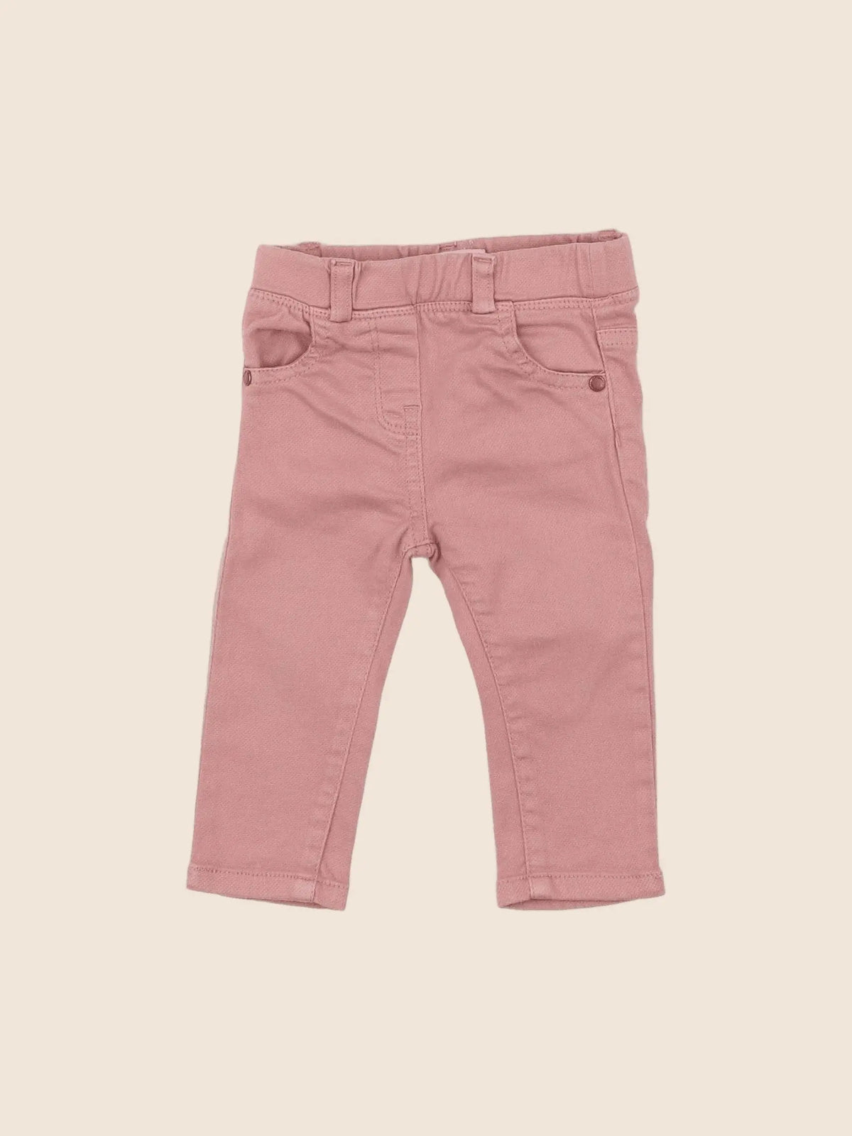 Vertbaudet - jegging rose - 6 mois