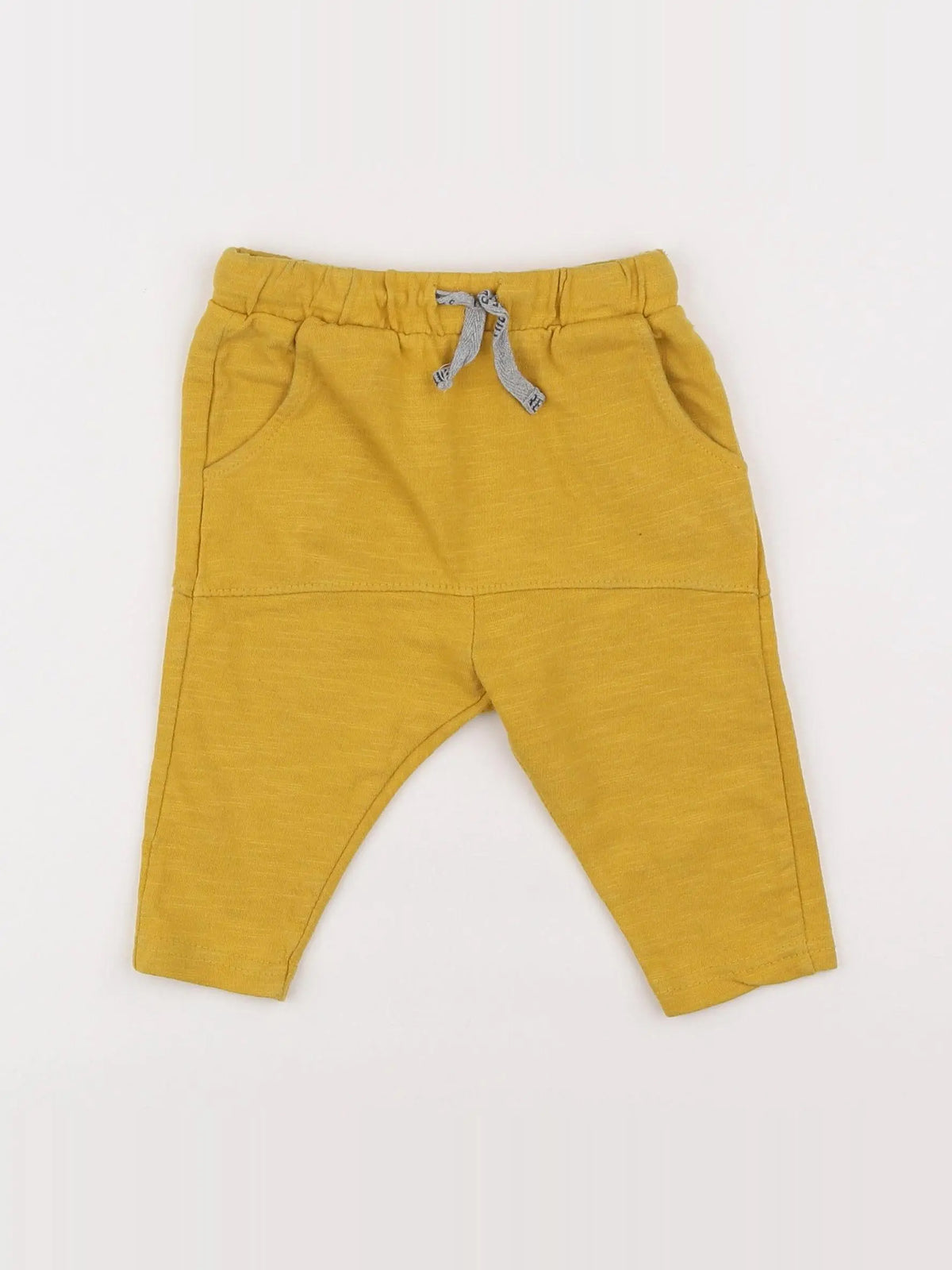 Zara - jogging jaune - 6/9 mois