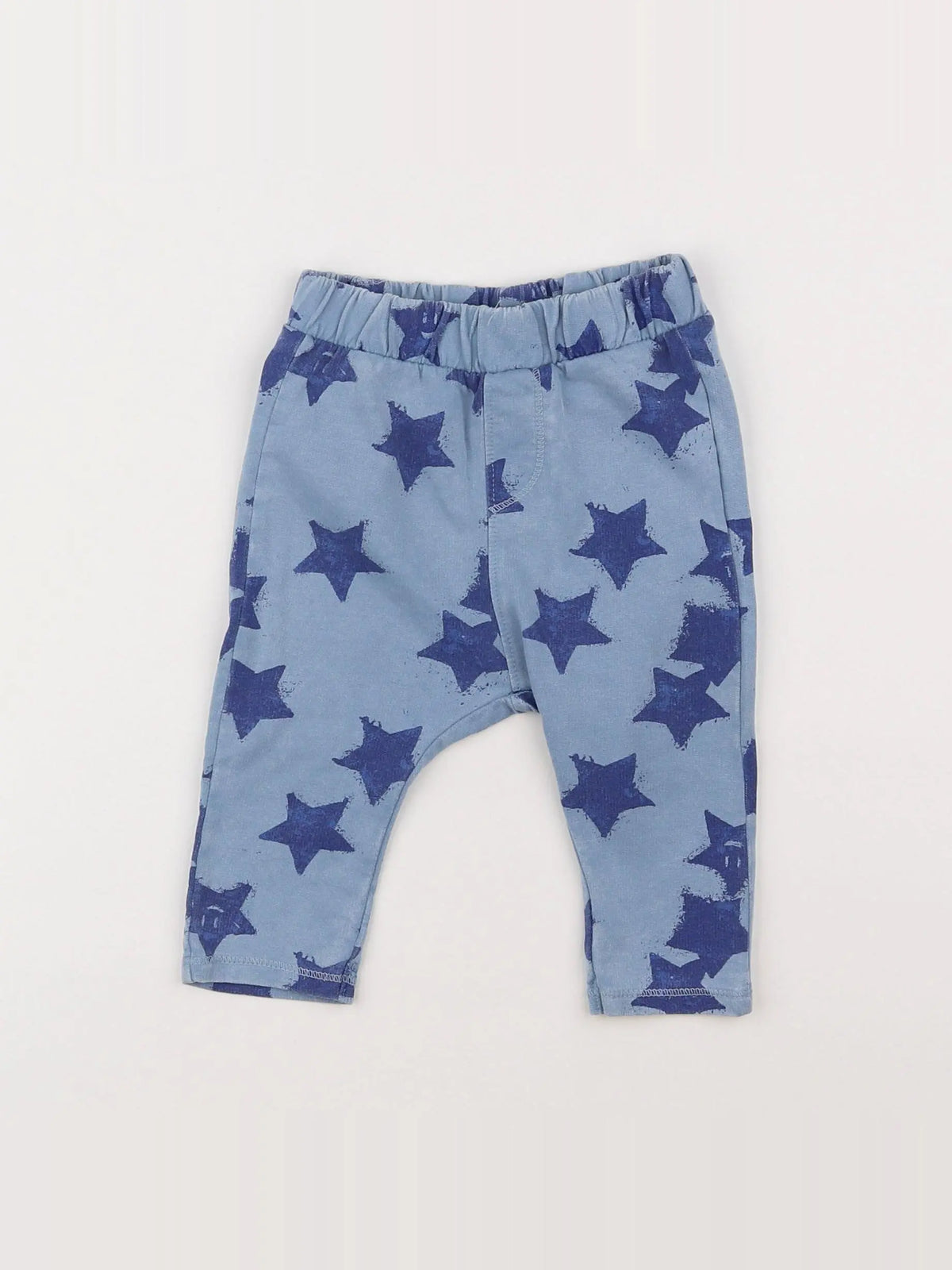 Zara - legging bleu - 6/9 mois