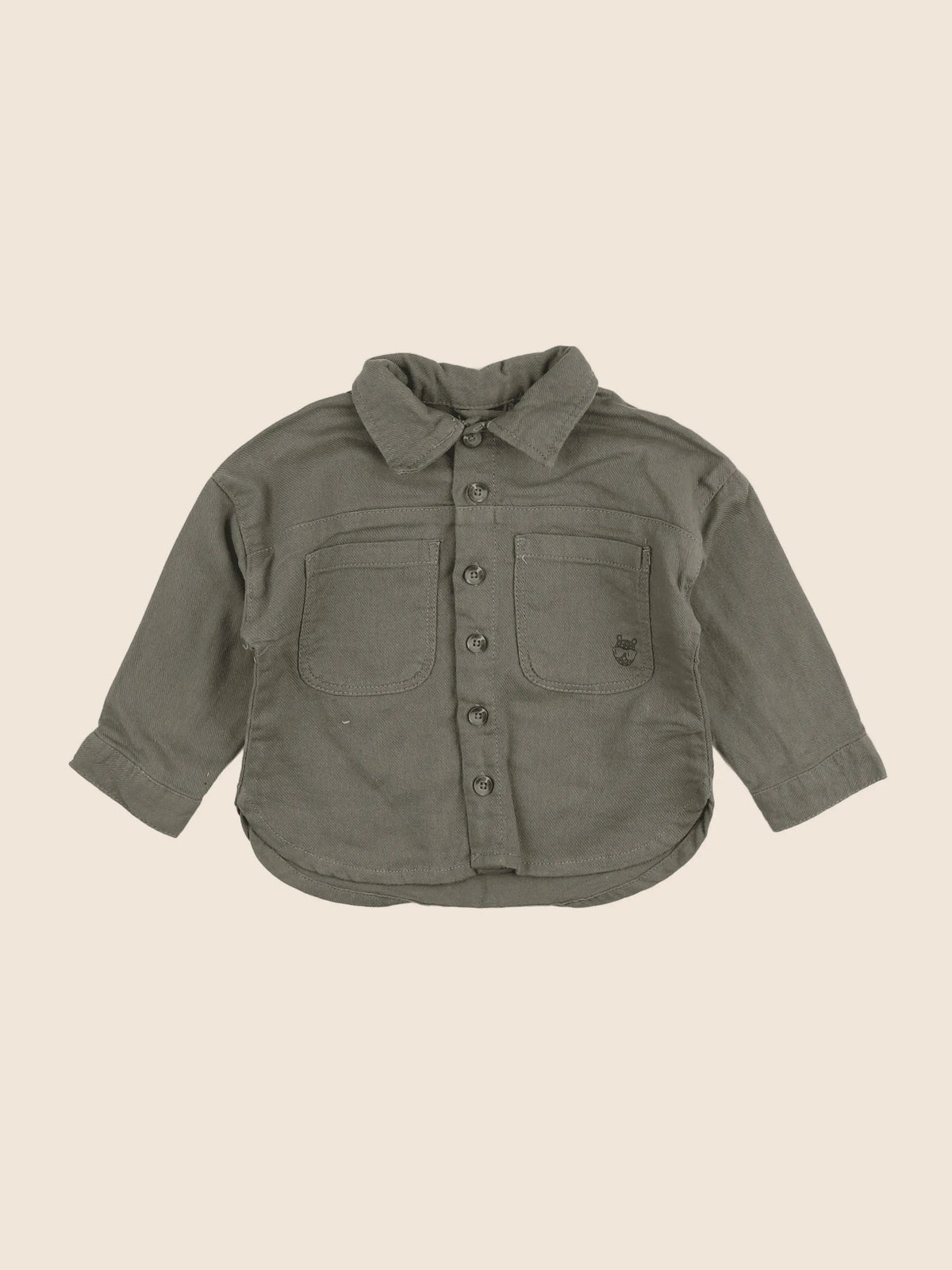 Vertbaudet - chemise vert - 18 mois