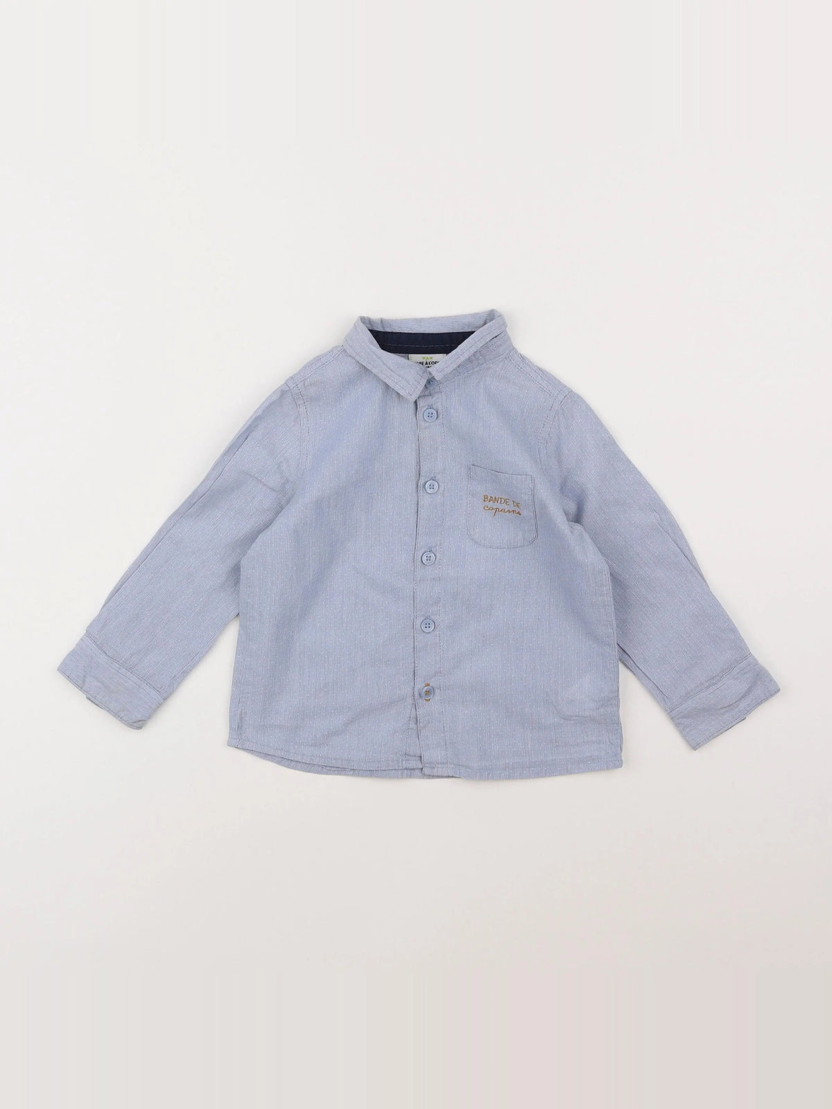 Tape à l'oeil - chemise bleu - 2 ans