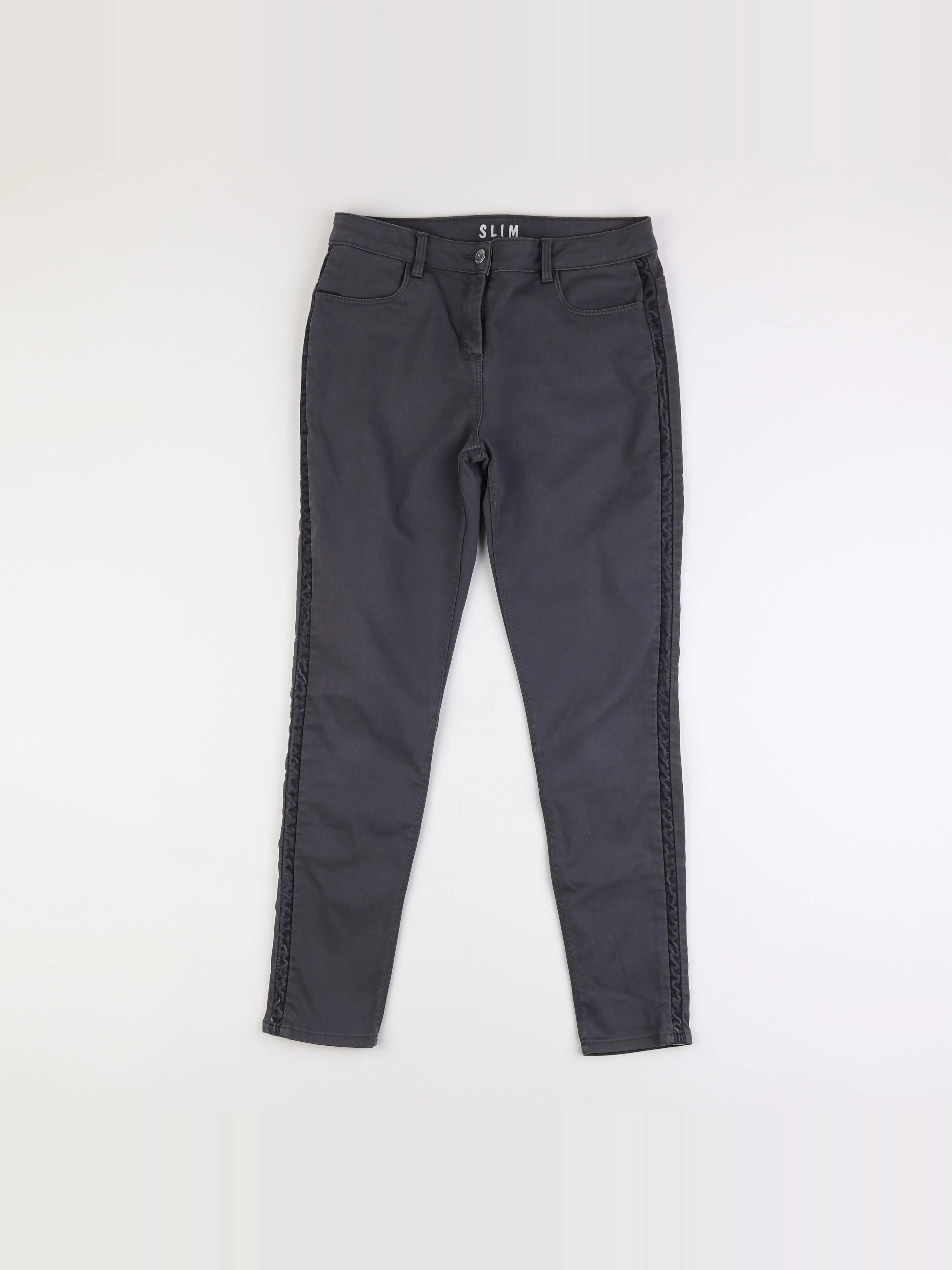 Vertbaudet - pantalon gris - 14 ans