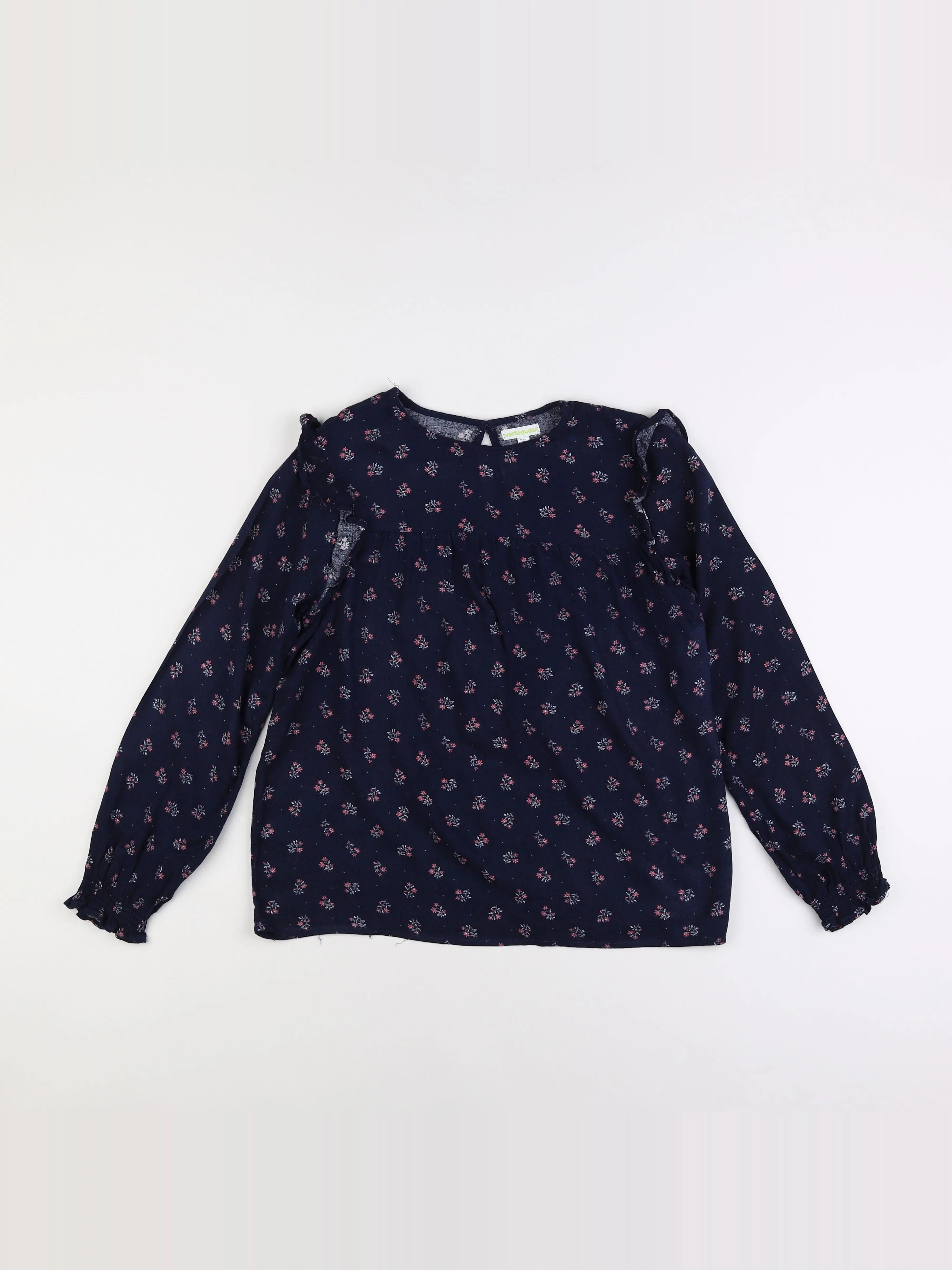 Vertbaudet - blouse bleu - 14 ans