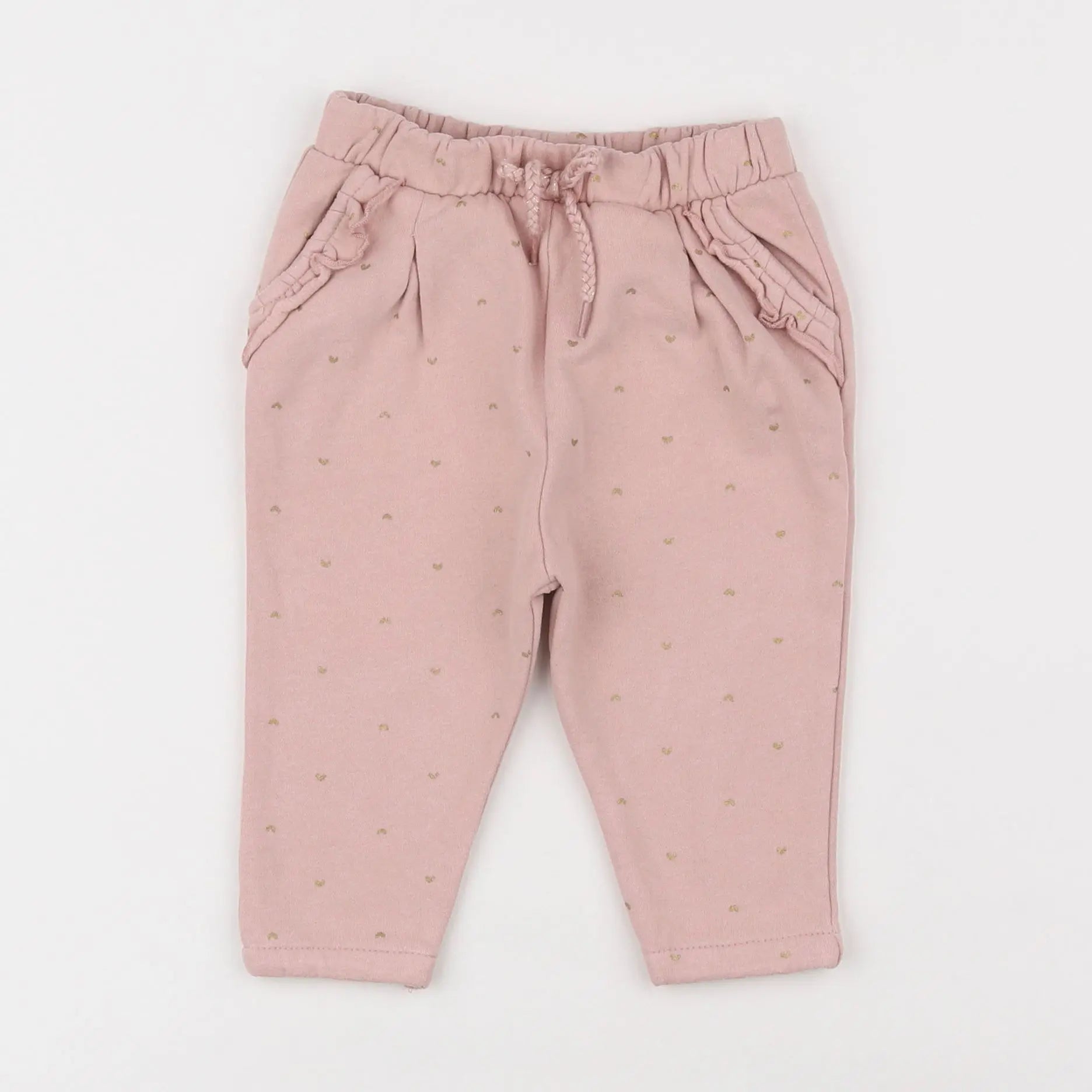 Vertbaudet - pantalon rose - 12 mois