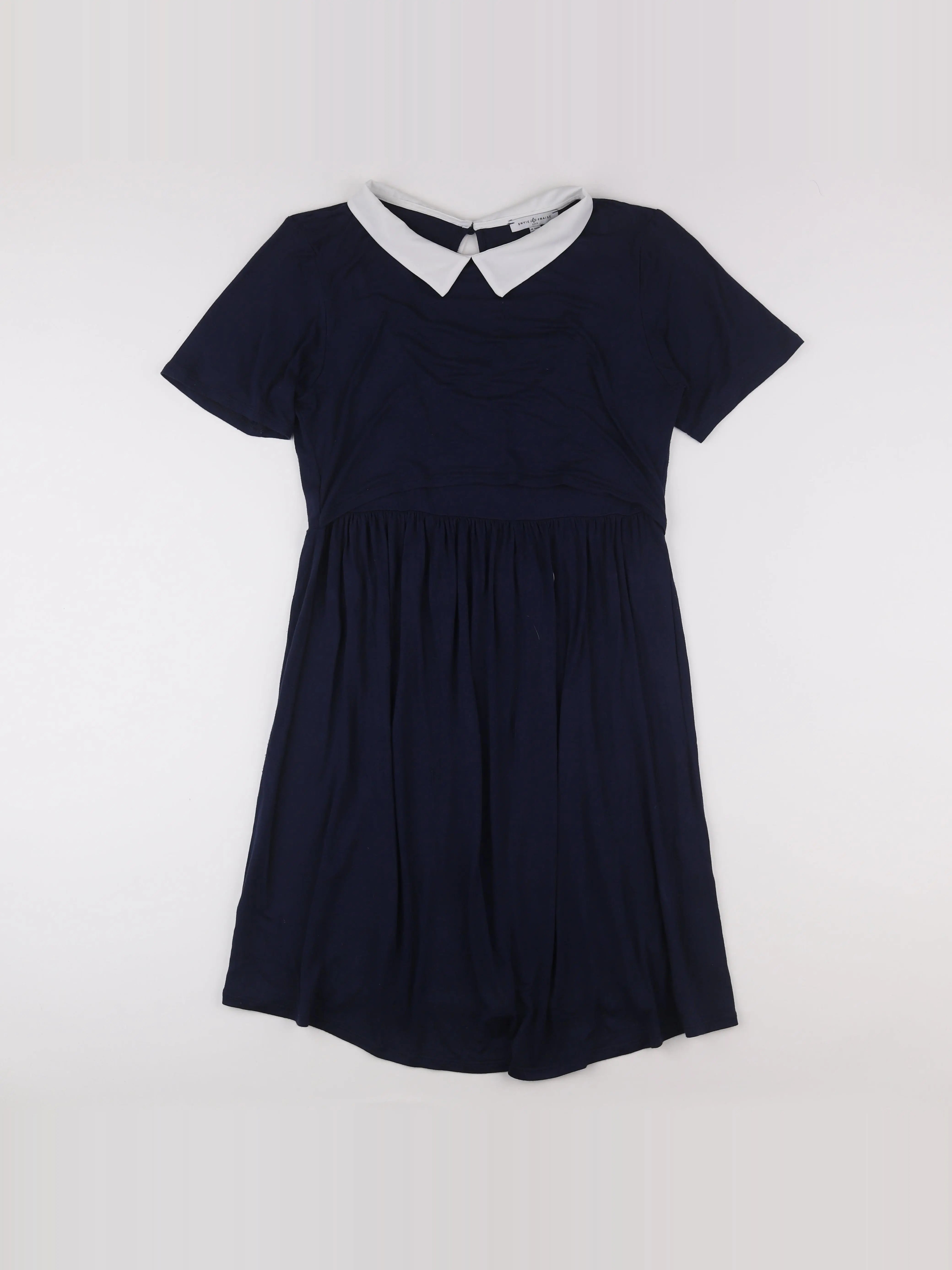Envie de fraise - robe grossesse bleu - 44 à 46