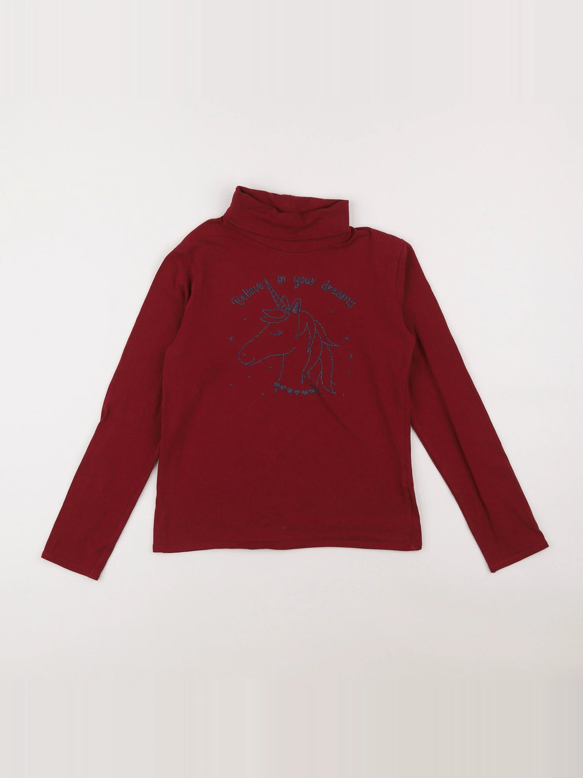 Vertbaudet - sous-pull rouge - 10 ans