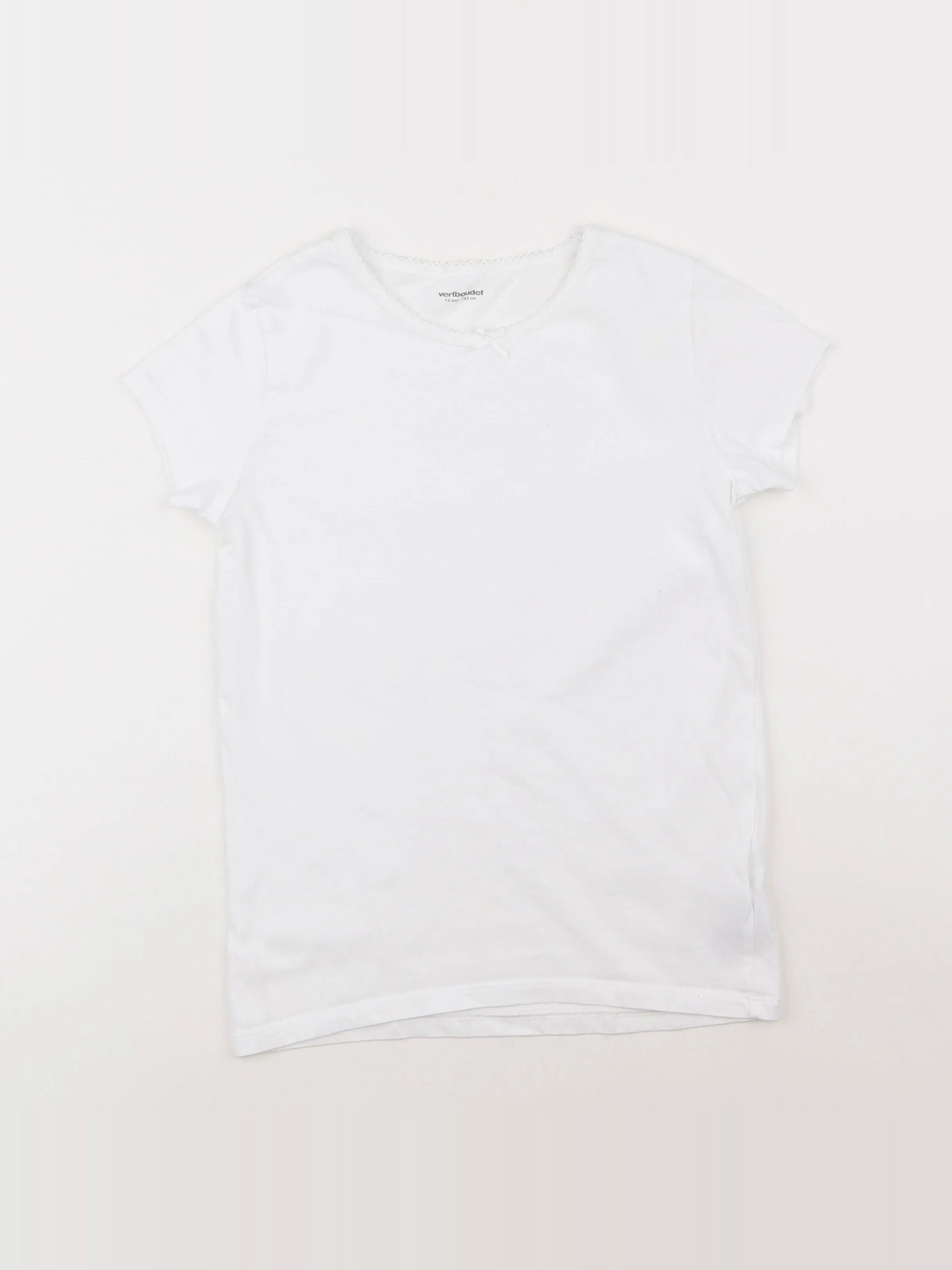 Vertbaudet - maillot de corps blanc - 12 ans