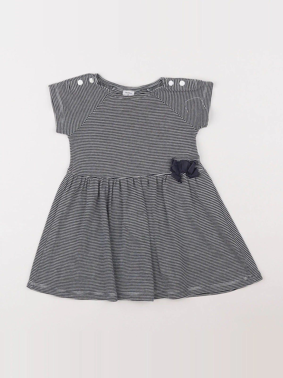Petit Bateau - robe bleu - 18 mois