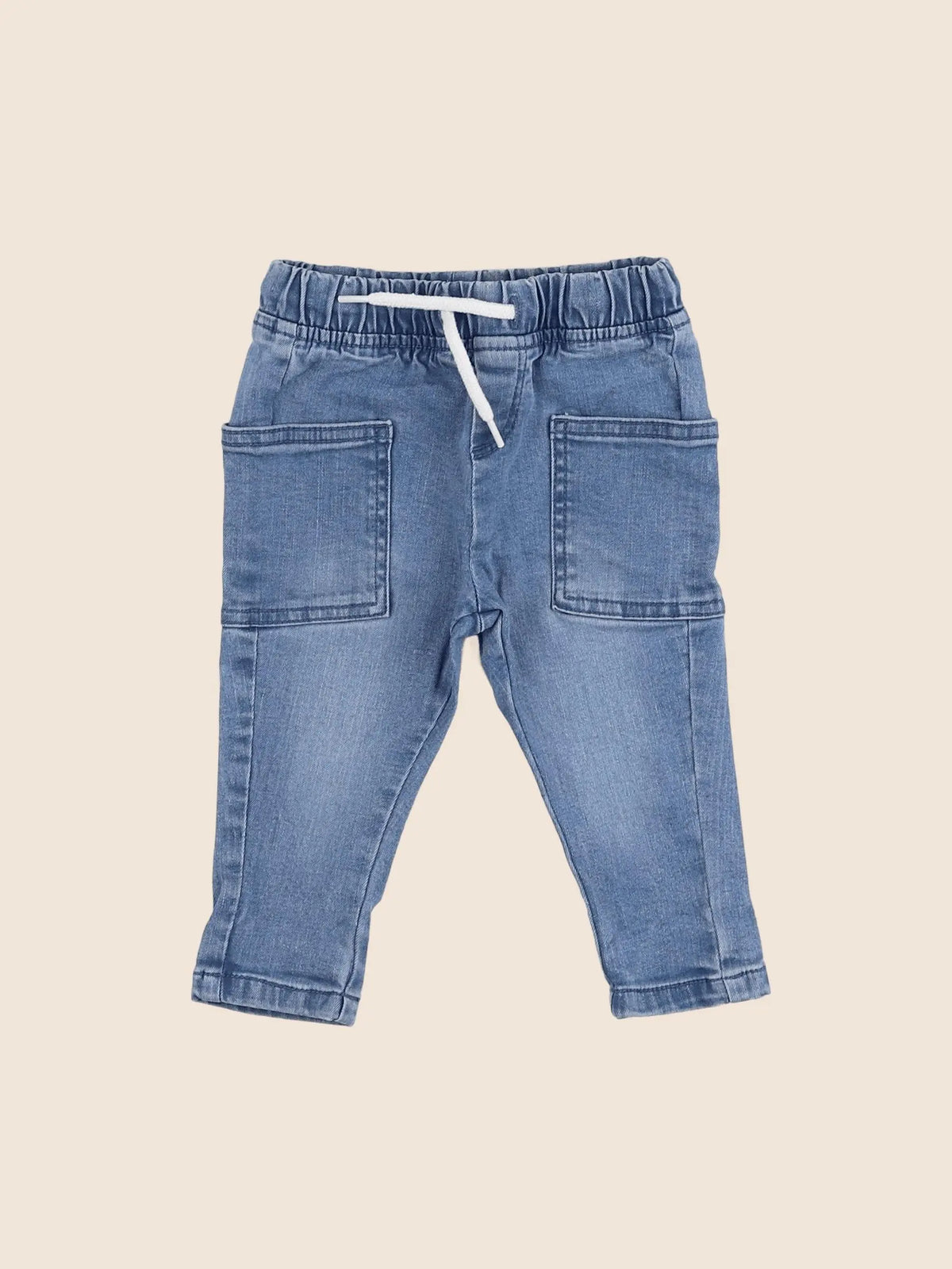 Vertbaudet - jean bleu - 9 mois