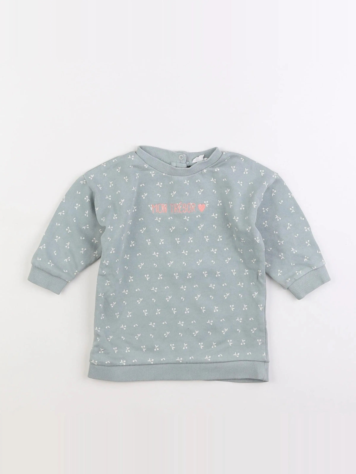 Vertbaudet - robe vert - 18 mois