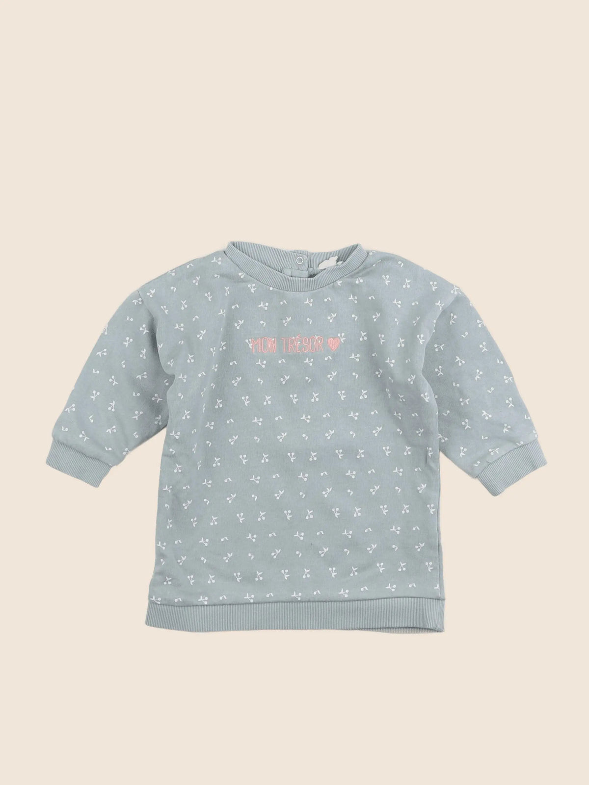 Vertbaudet - robe vert - 18 mois