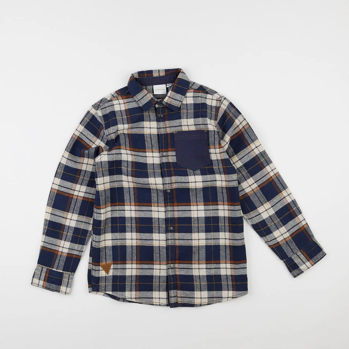 Vertbaudet - chemise multicolore - 10 ans