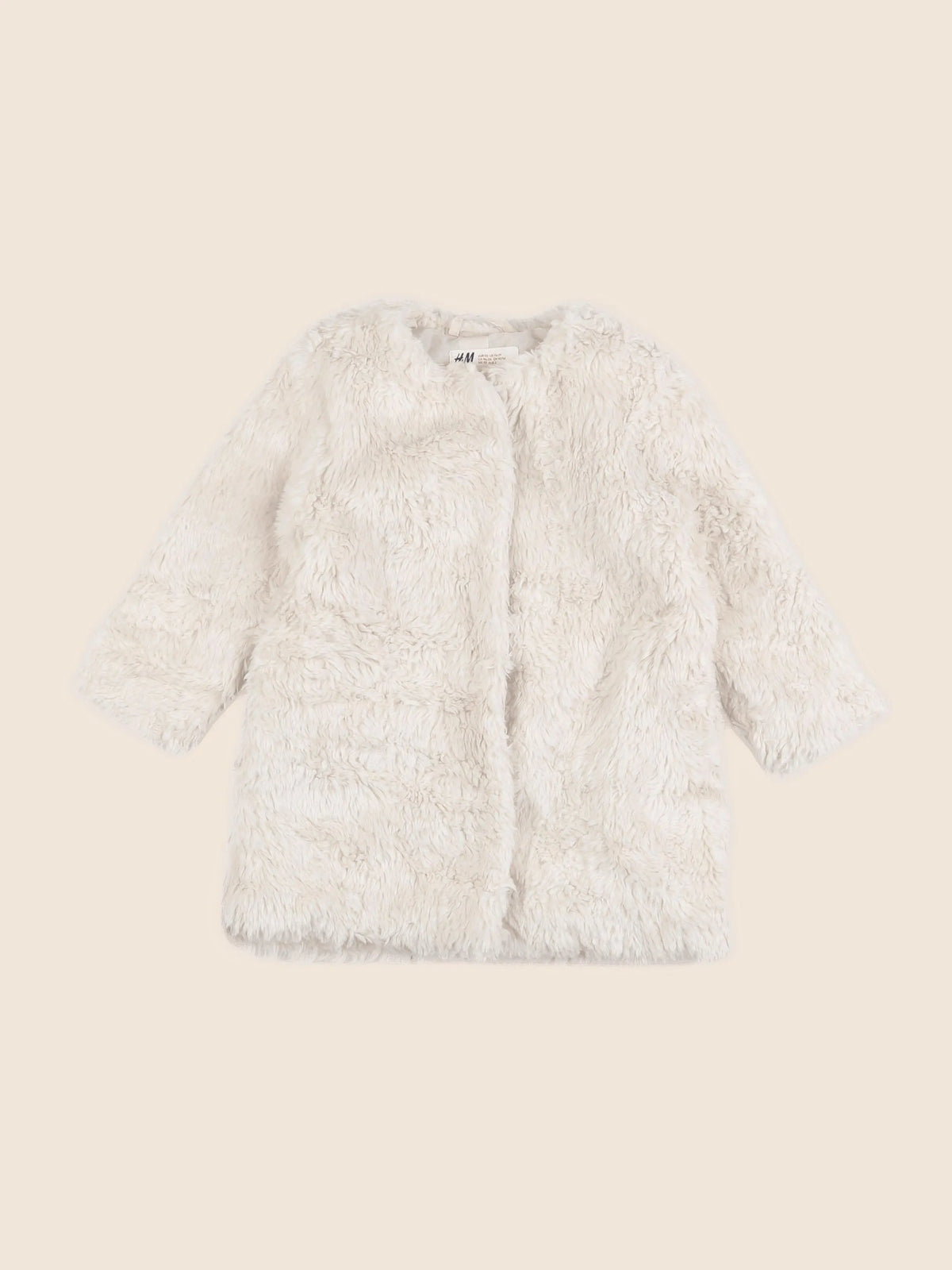 H&M - manteau beige - 18 mois à 2 ans