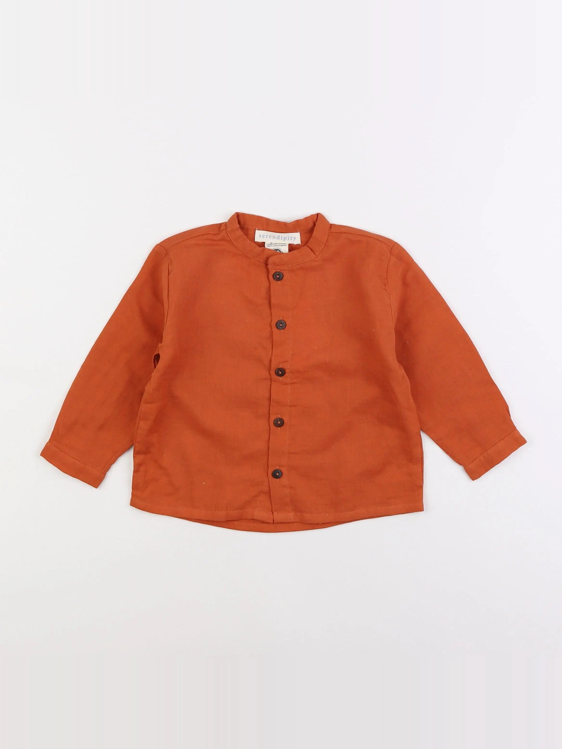 Serendipity - chemise marron - 18 mois
