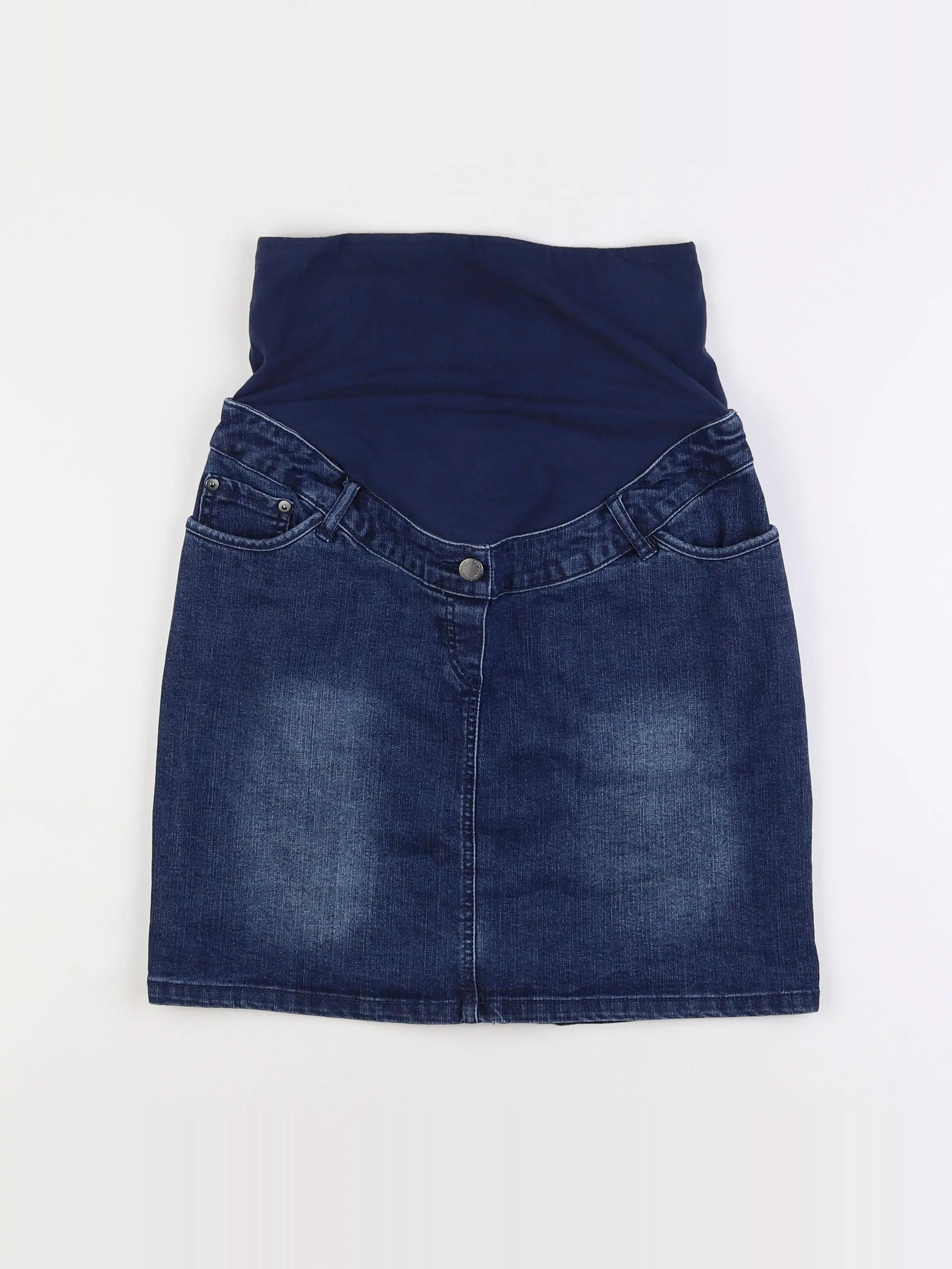 Vertbaudet - jupe grossesse bleu - 36