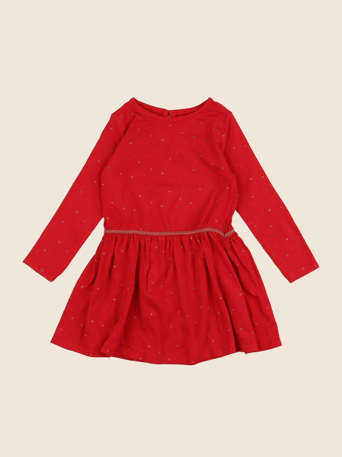 Vertbaudet - robe rouge - 3 ans