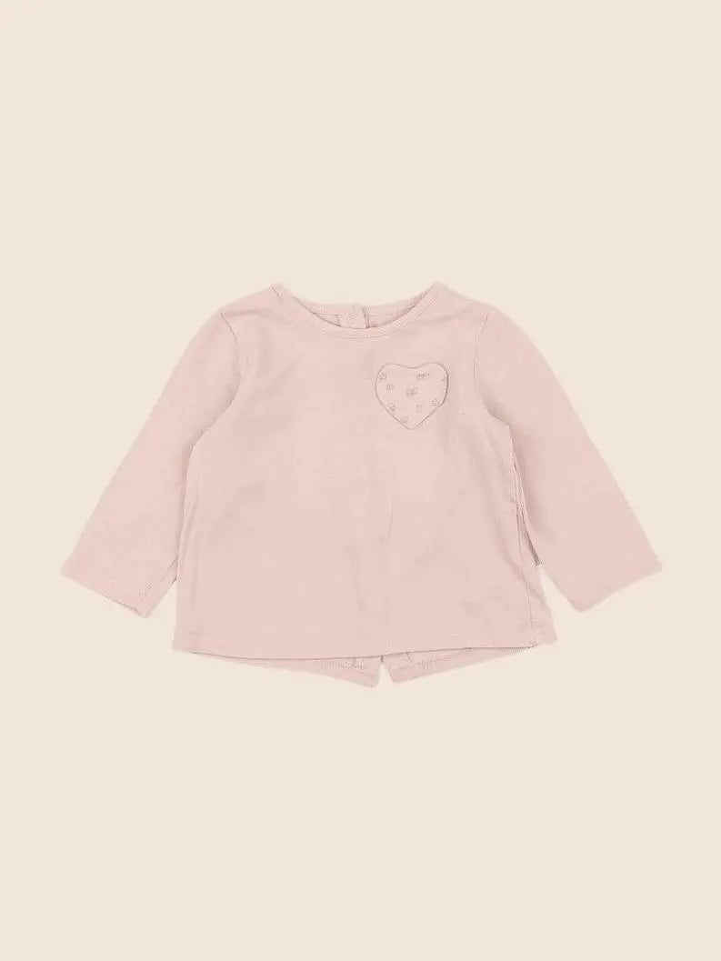 Vertbaudet - tee-shirt rose - 9 mois