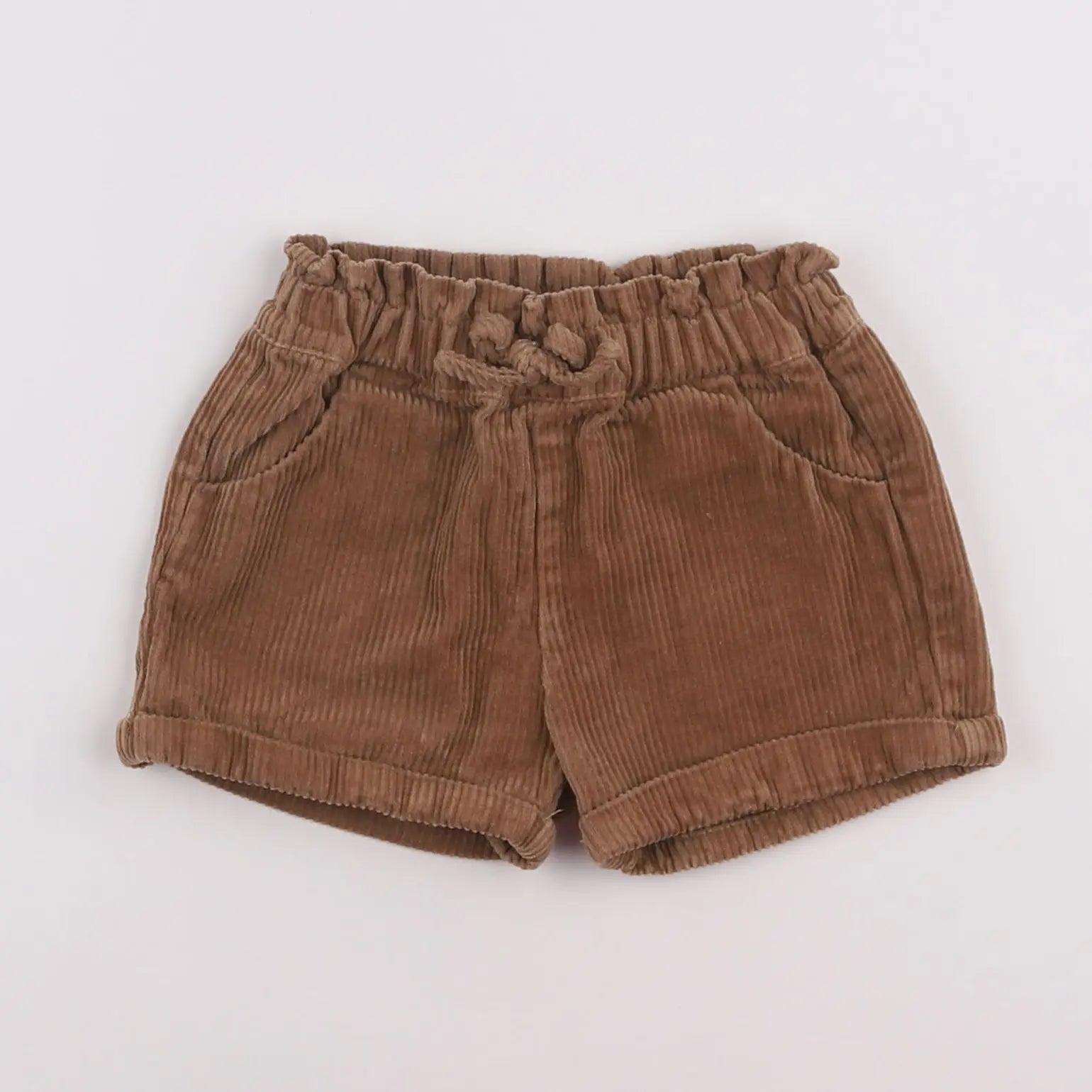 Vertbaudet - short marron - 9 mois