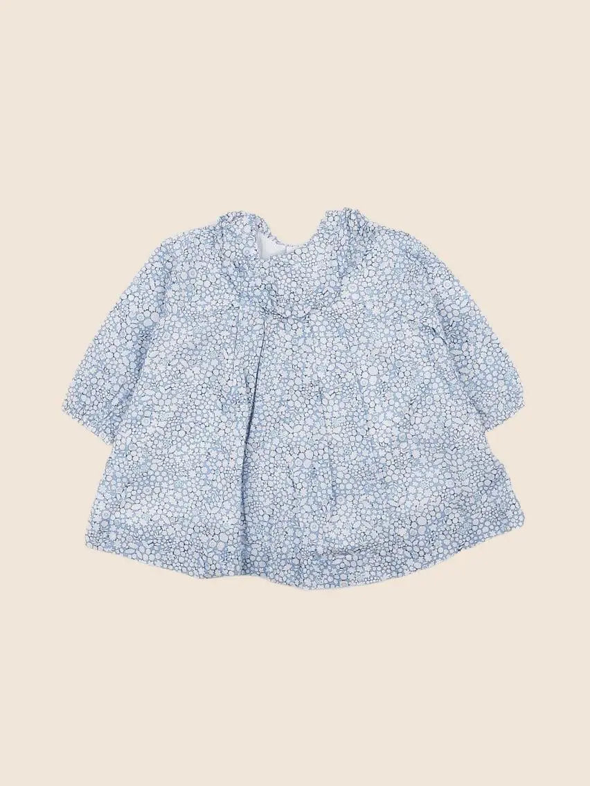 Jacadi - robe liberty bleu - 6 mois
