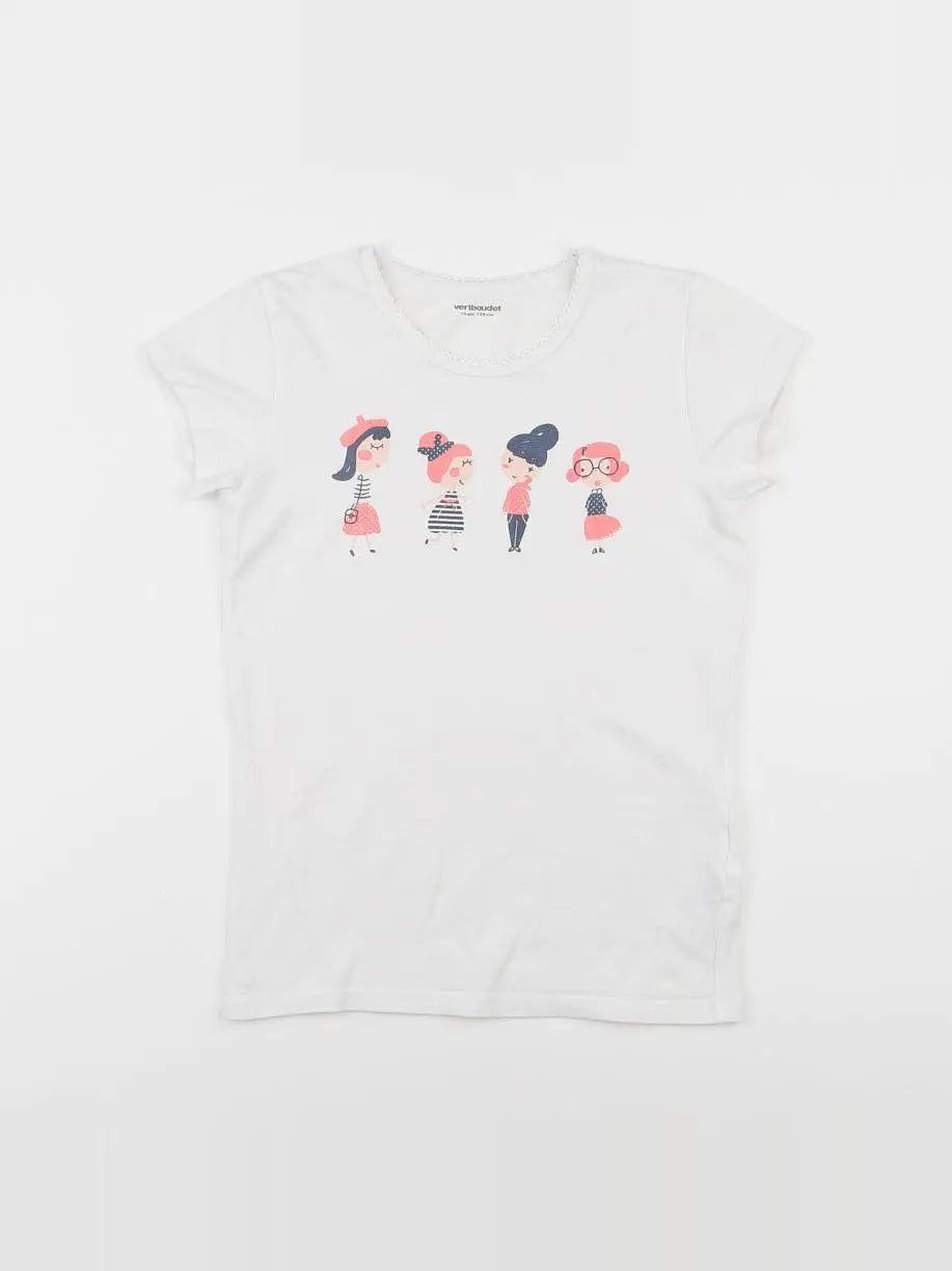 Vertbaudet - maillot de corps blanc - 10 ans