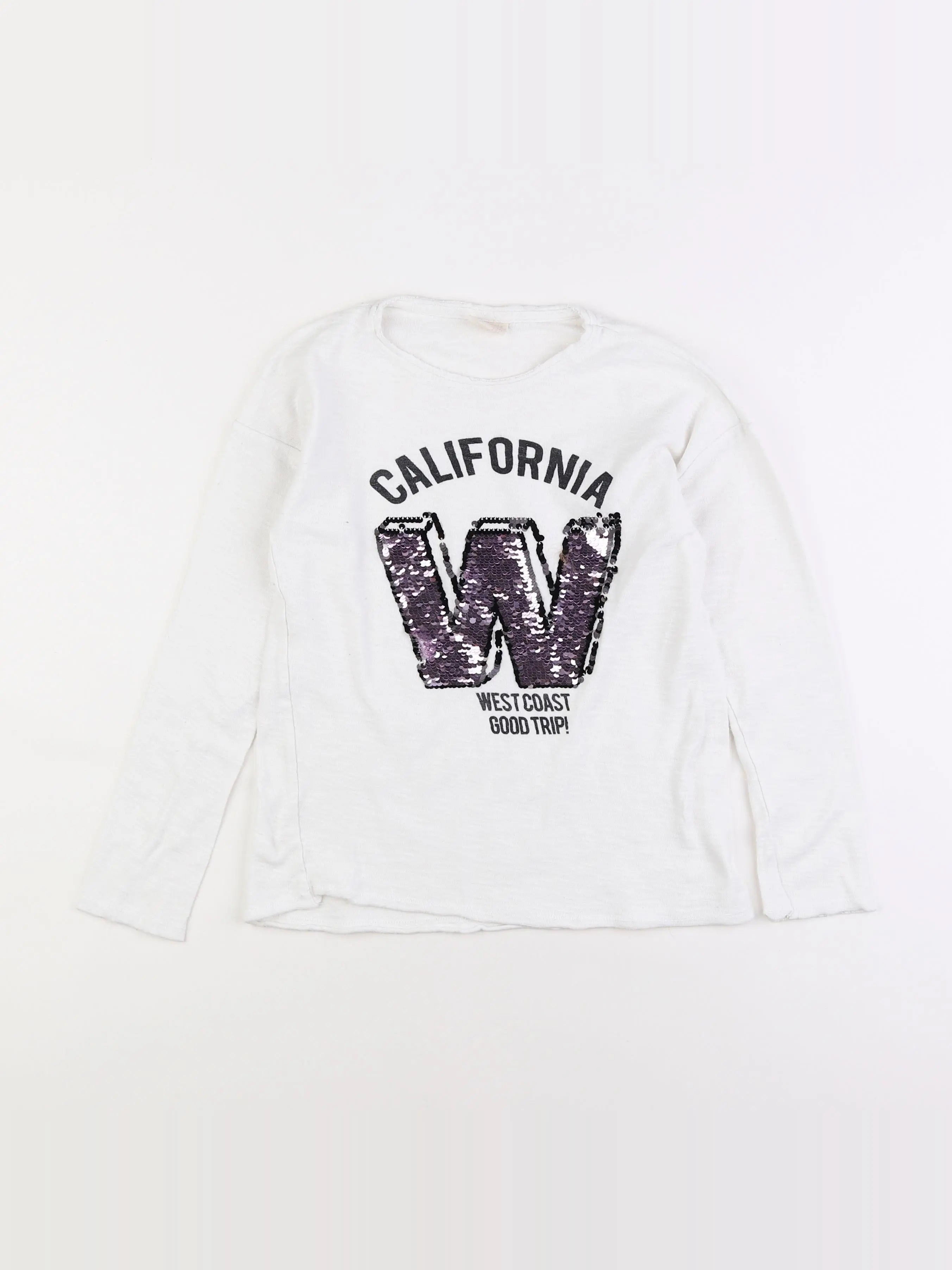 Zara - tee-shirt blanc - 9/10 ans