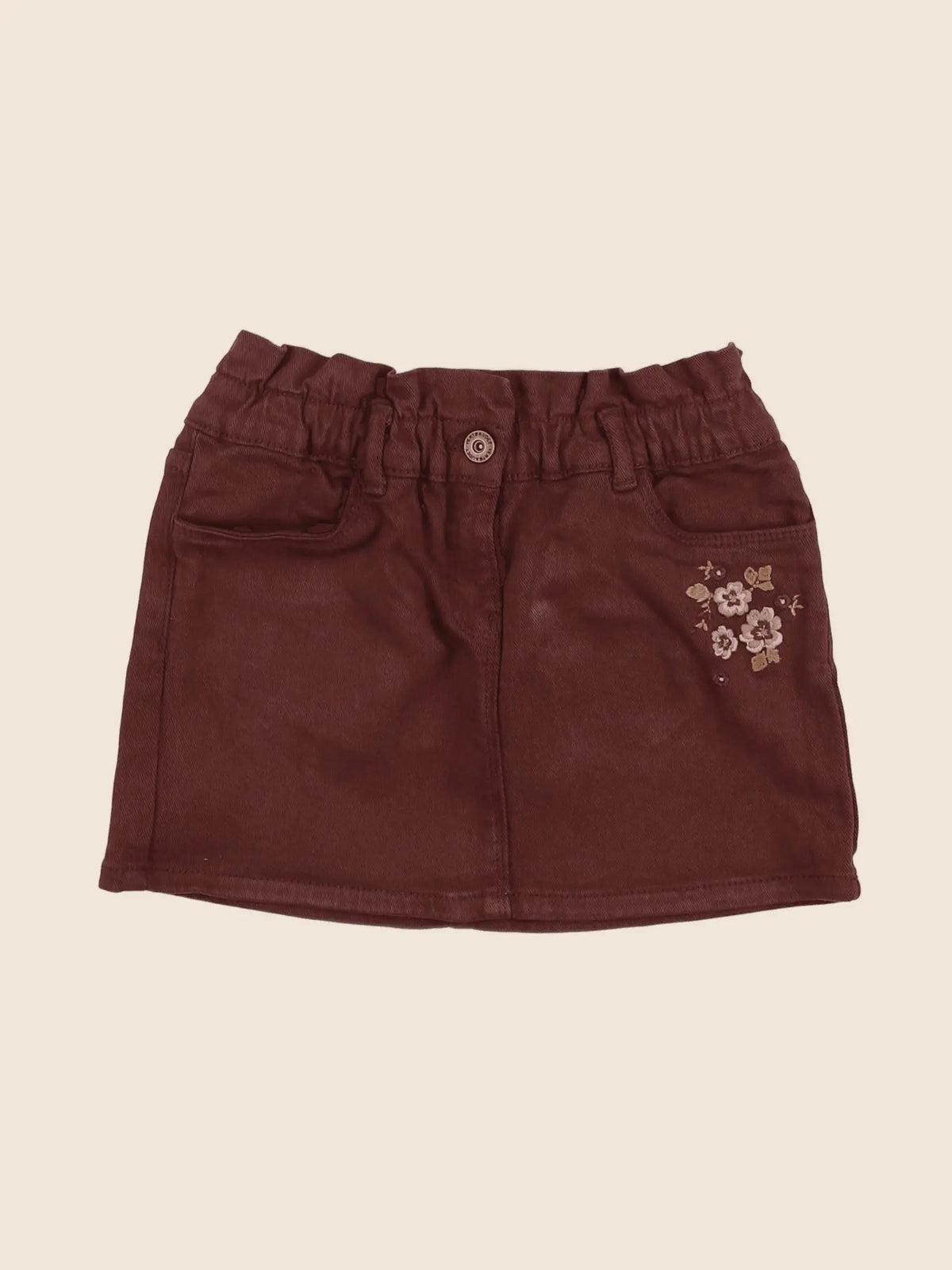 Vertbaudet - jupe rouge - 6 ans