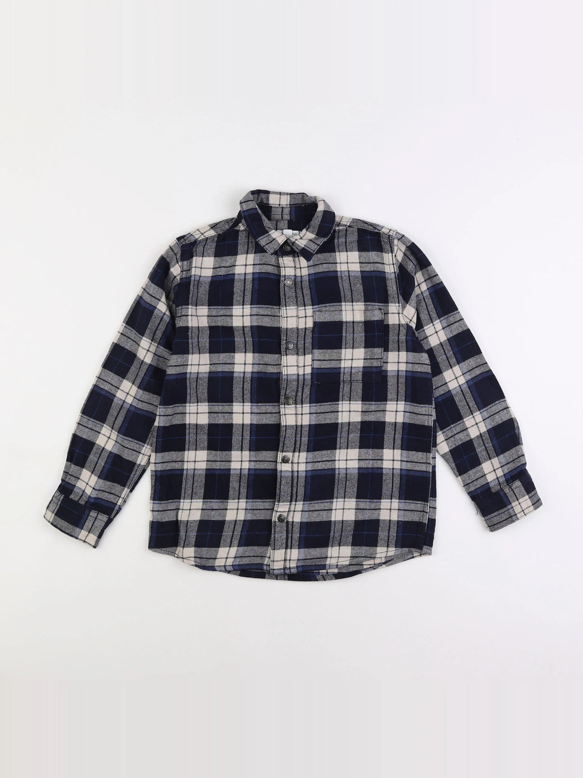 Vertbaudet - chemise bleu - 10 ans