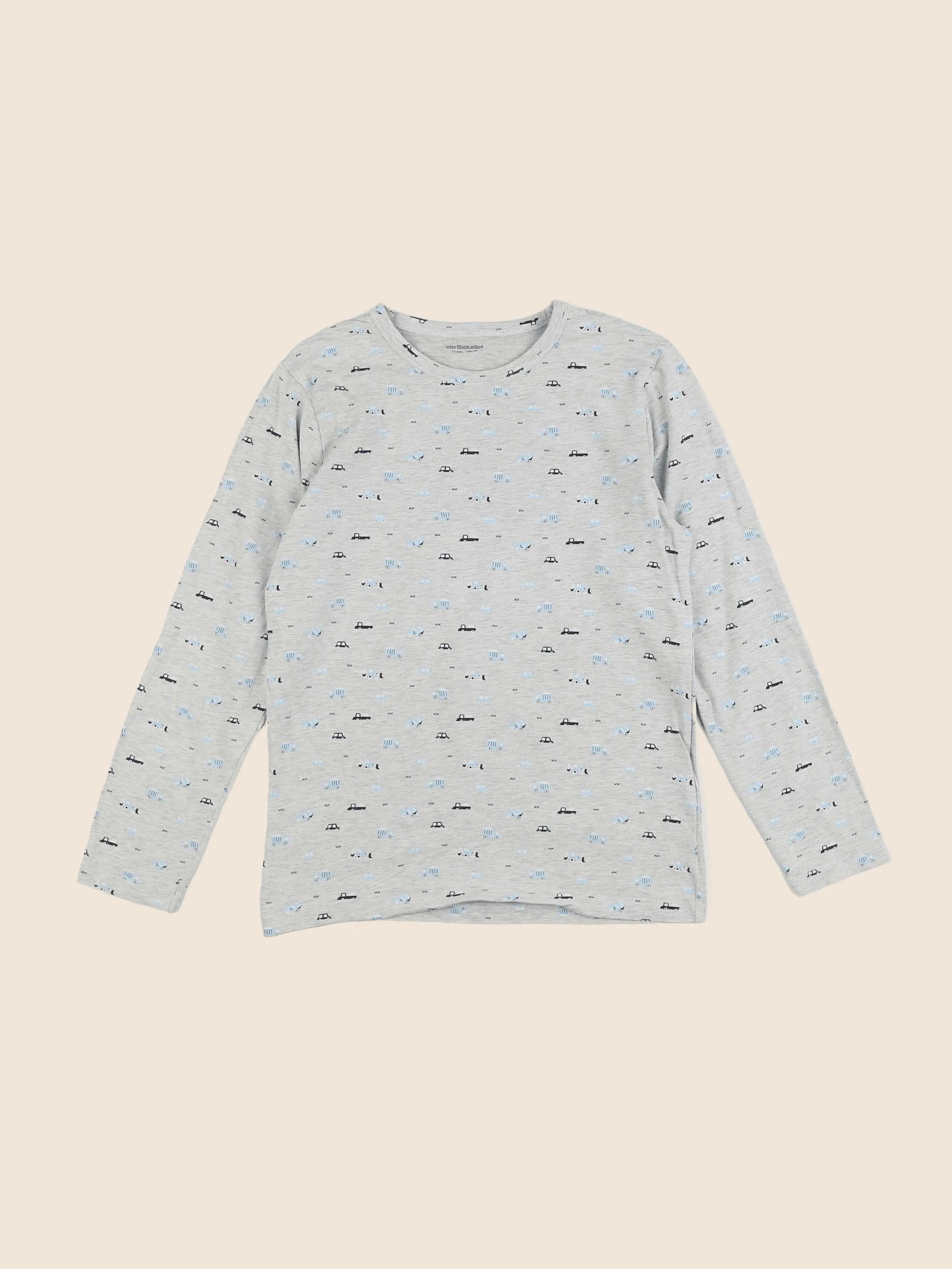 Vertbaudet - tee-shirt gris - 12 ans