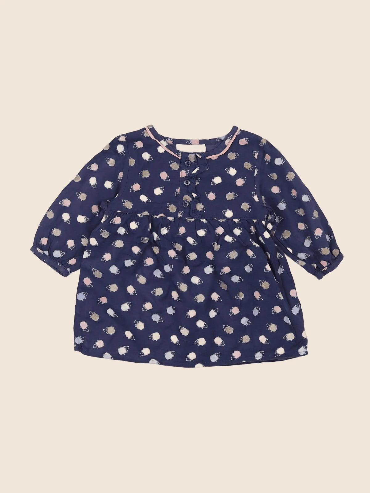 Cadet Rousselle - robe bleu - 6 mois