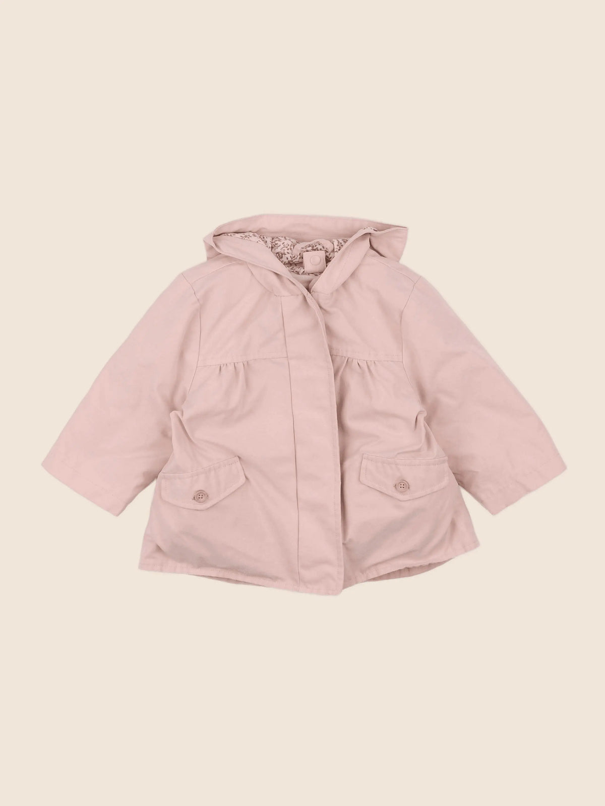 Vertbaudet - imperméable rose - 12 mois