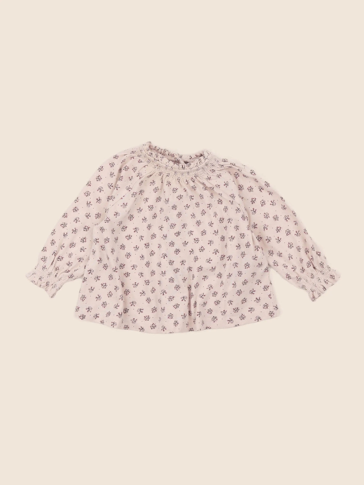 Vertbaudet - tee-shirt beige - 6 mois