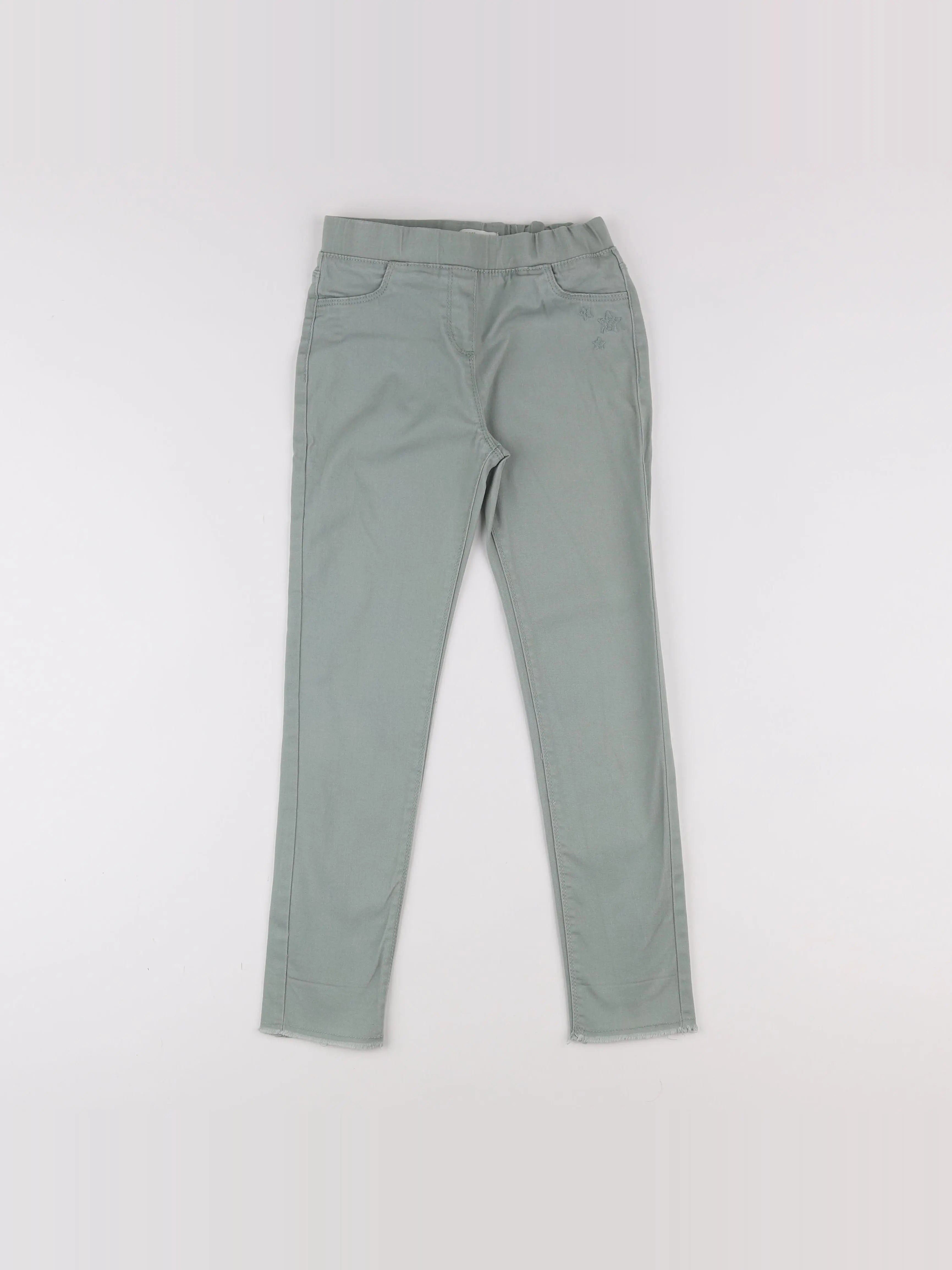 Vertbaudet - jegging vert - 9 ans