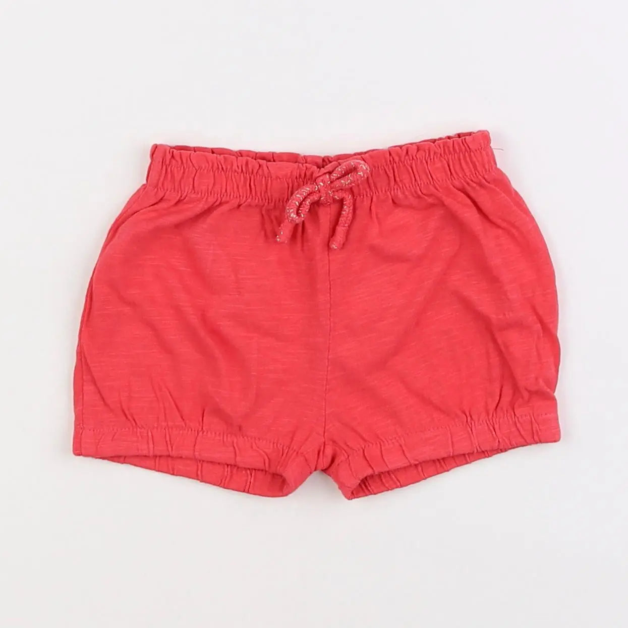 Vertbaudet - short rouge - 12 mois