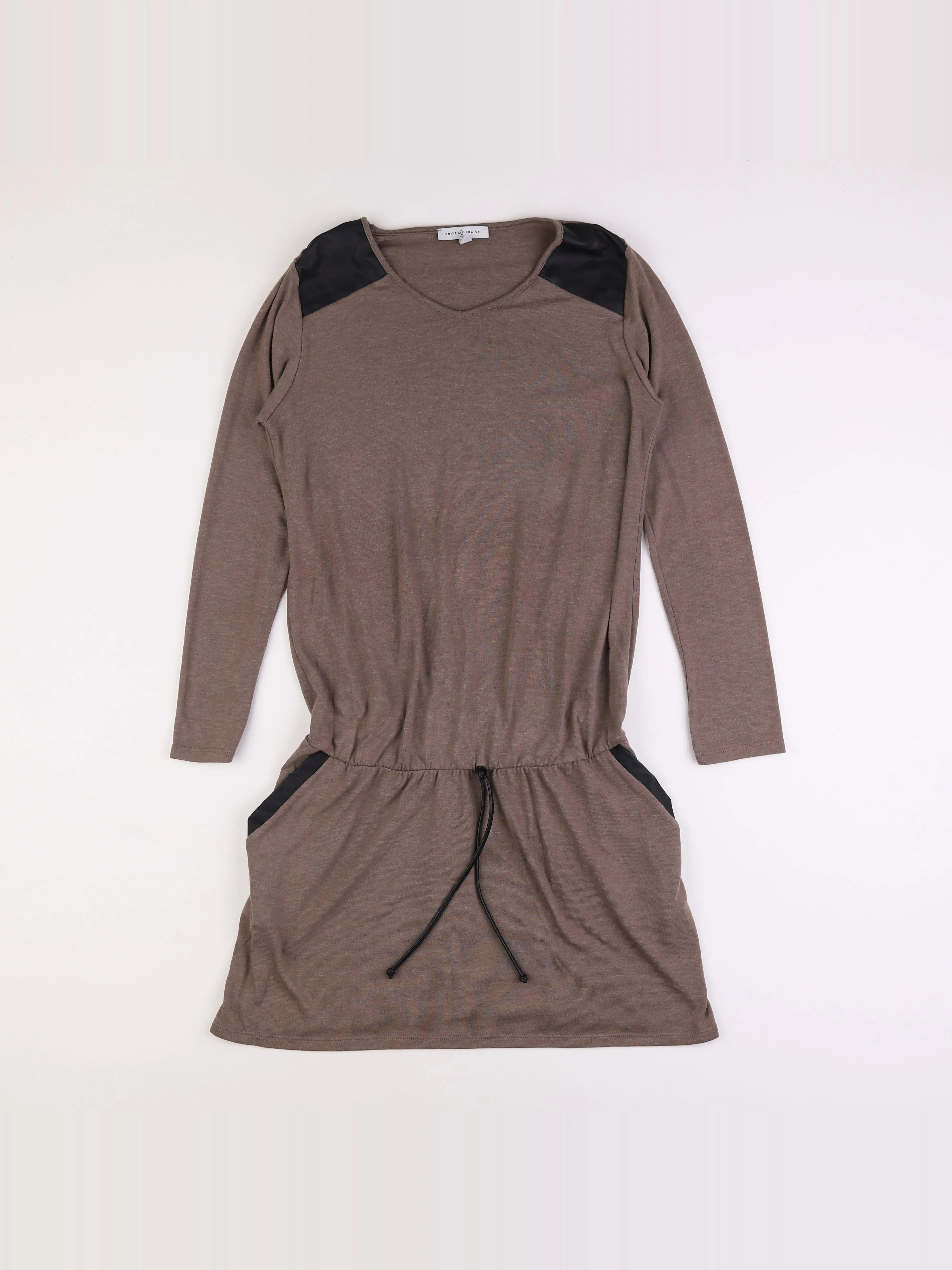 Envie de fraise - robe grossesse marron - 38 à 40