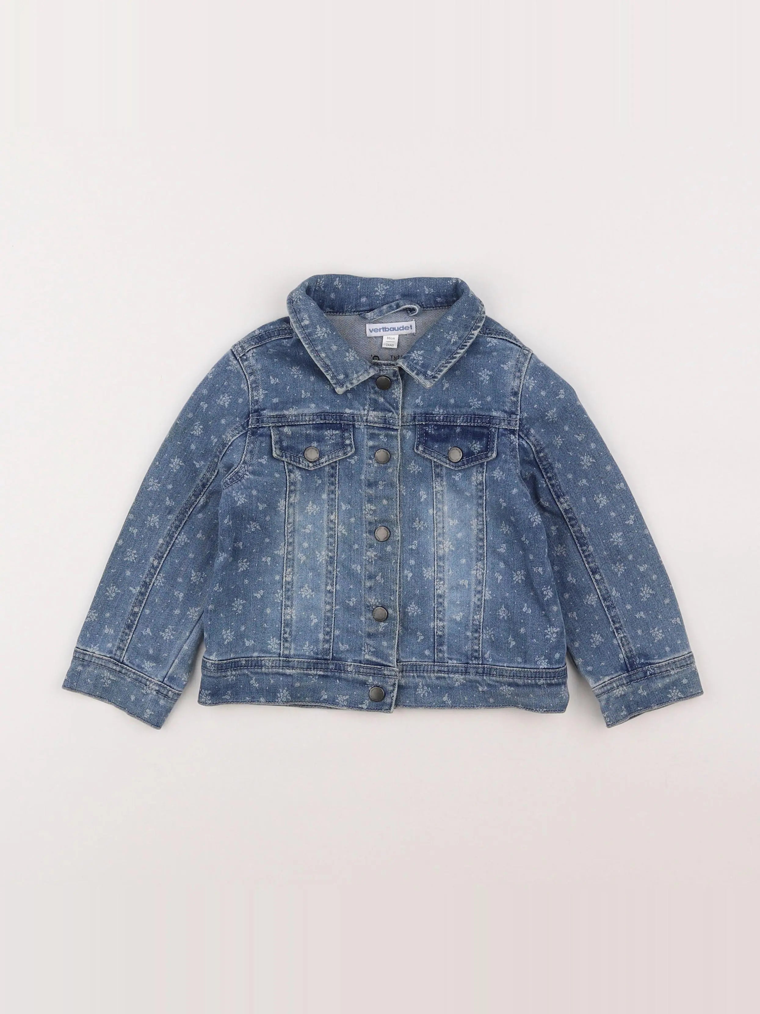 Vertbaudet - veste bleu - 2 ans